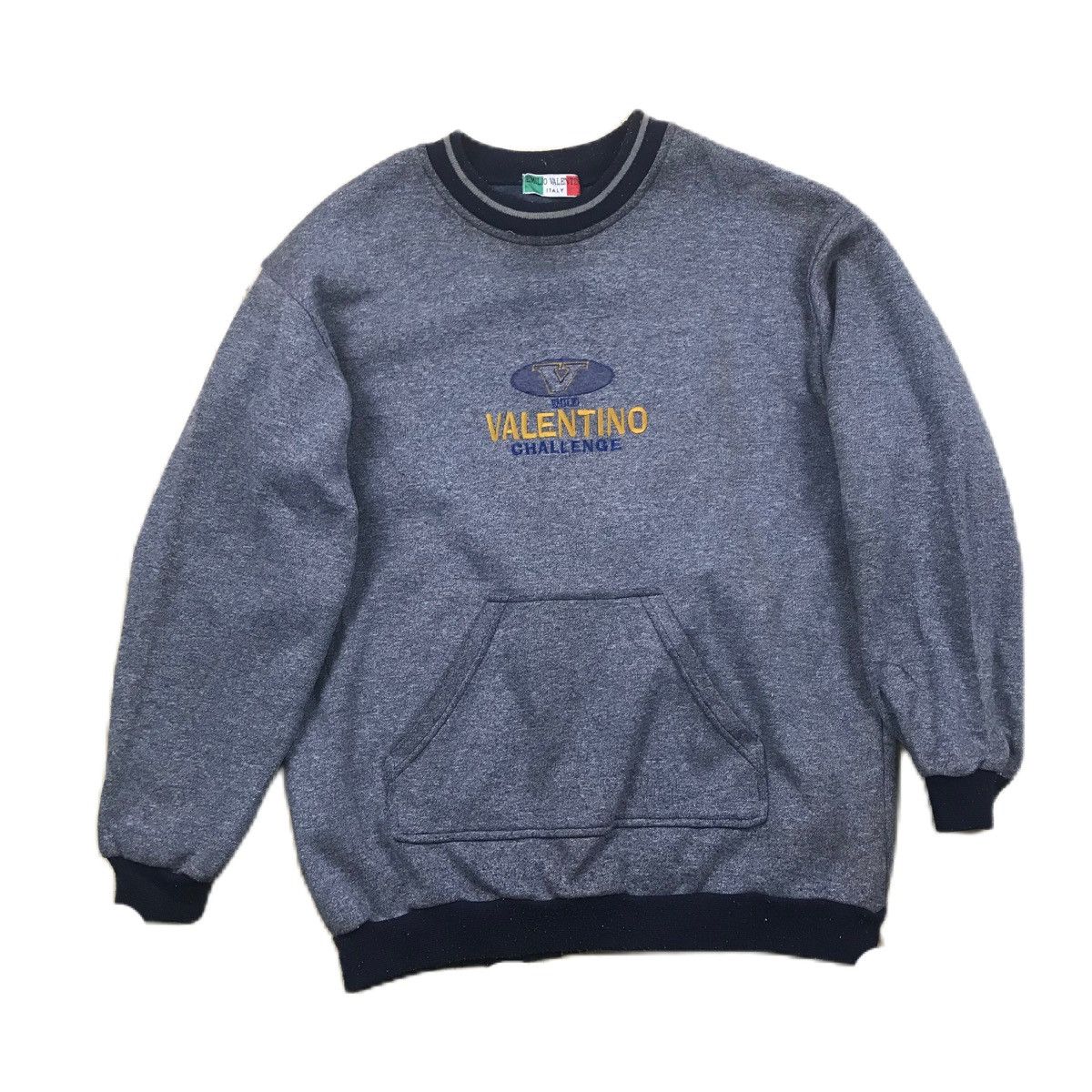 Valentino × Vintage Vintage Valentino Challenge Big Logo Sweatshirt Size US M / EU 48-50 / 2 - 1 Thumbnail