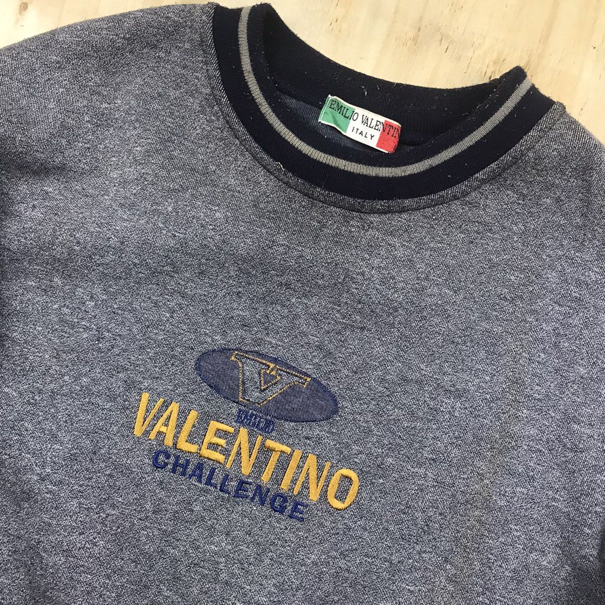 Valentino × Vintage Vintage Valentino Challenge Big Logo Sweatshirt Size US M / EU 48-50 / 2 - 3 Thumbnail