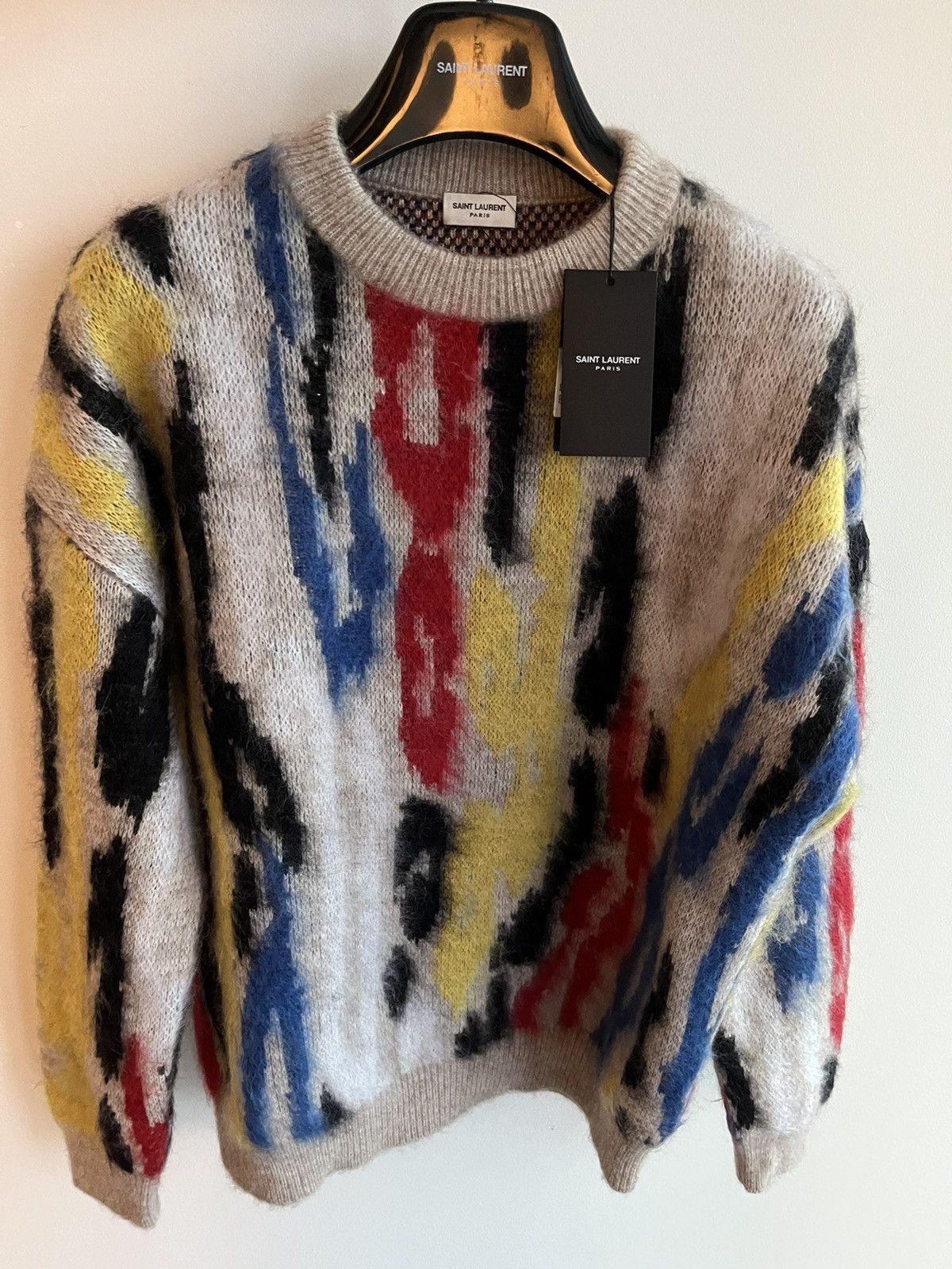 Saint Laurent Paris Super Runway Brand New Wool Saint Laurent Sweater Size US M / EU 48-50 / 2 - 13 Thumbnail