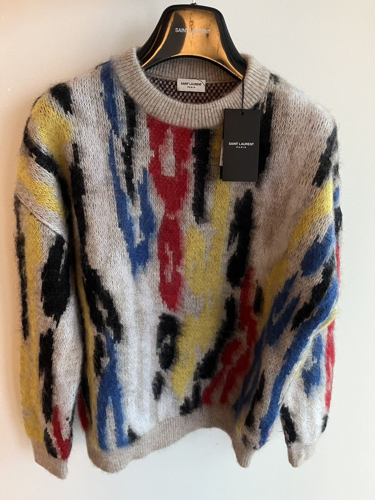 Saint Laurent Paris Super Runway Brand New Wool Saint Laurent Sweater Size US M / EU 48-50 / 2 - 12 Thumbnail