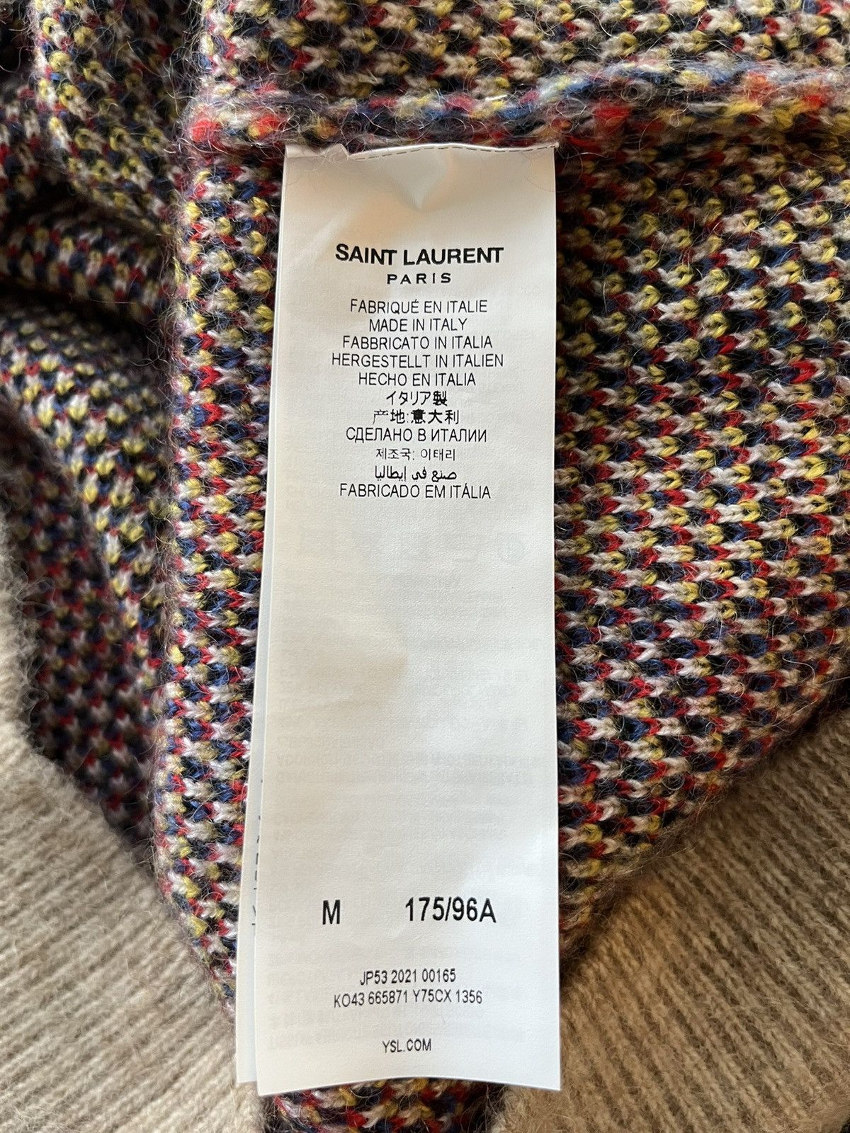 Saint Laurent Paris Super Runway Brand New Wool Saint Laurent Sweater Size US M / EU 48-50 / 2 - 8 Thumbnail