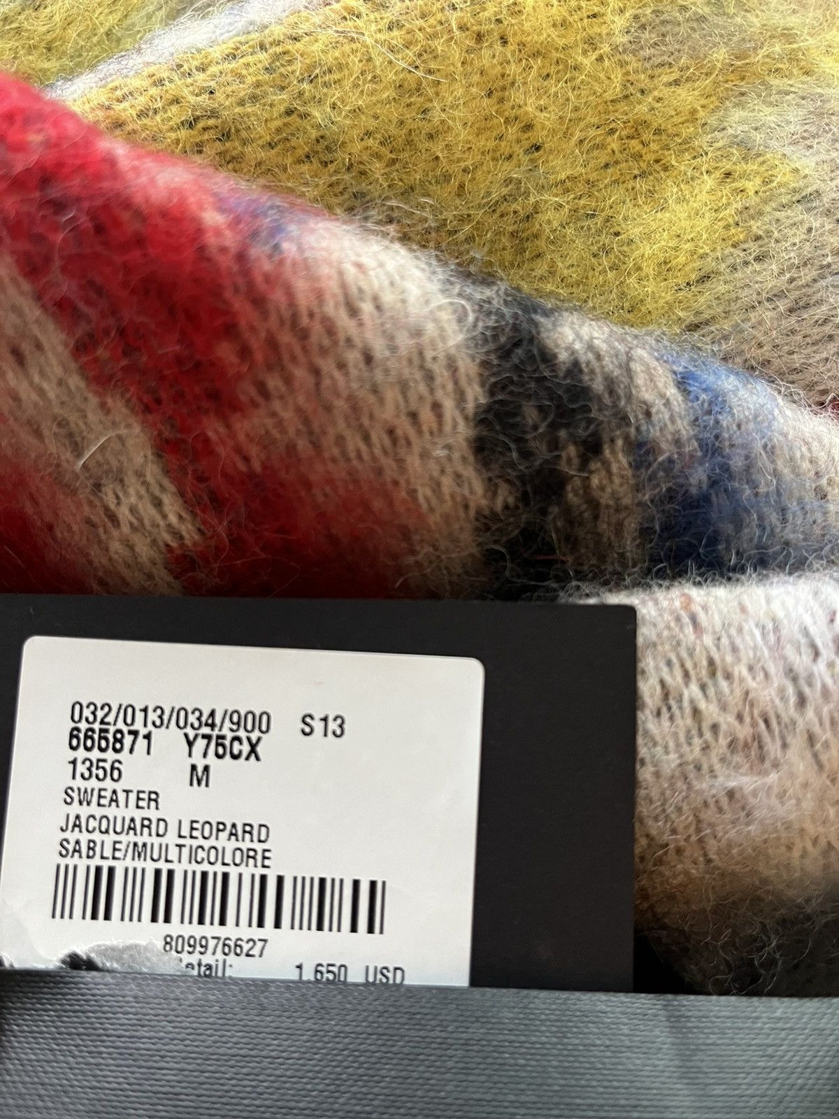 Saint Laurent Paris Super Runway Brand New Wool Saint Laurent Sweater Size US M / EU 48-50 / 2 - 6 Thumbnail
