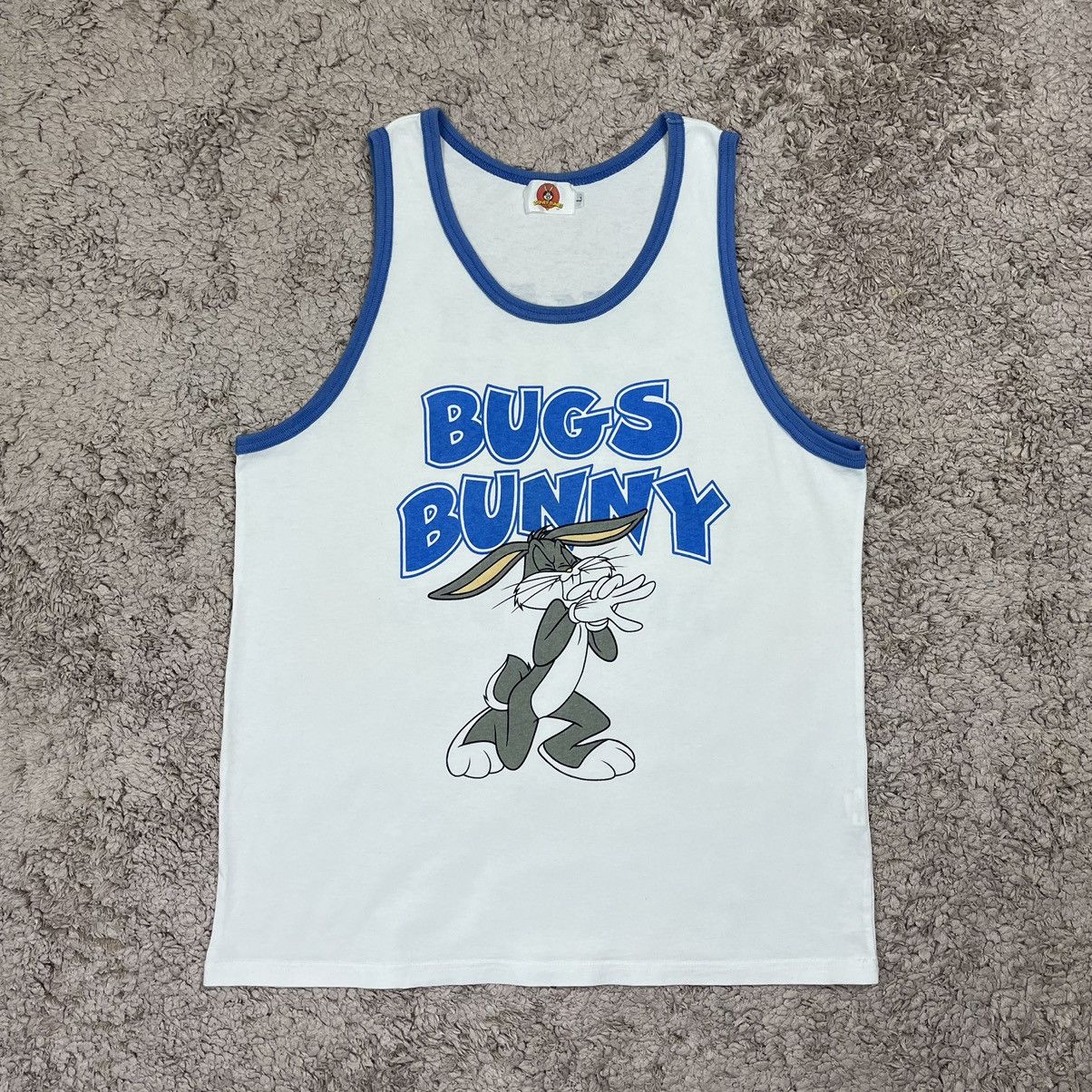 Cartoon Network × Vintage × Warner Bros Vintage Looney Tunes Bugs Bunny Sleeveless Size US L / EU 52-54 / 3 - 1 Thumbnail