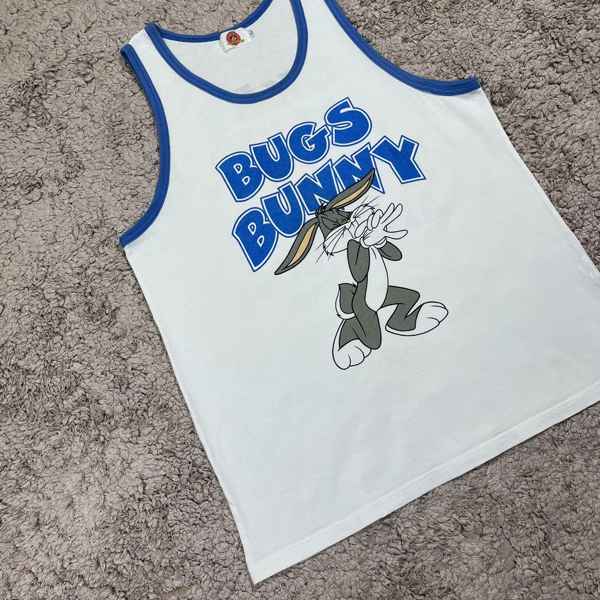 Cartoon Network × Vintage × Warner Bros Vintage Looney Tunes Bugs Bunny Sleeveless Size US L / EU 52-54 / 3 - 3 Thumbnail