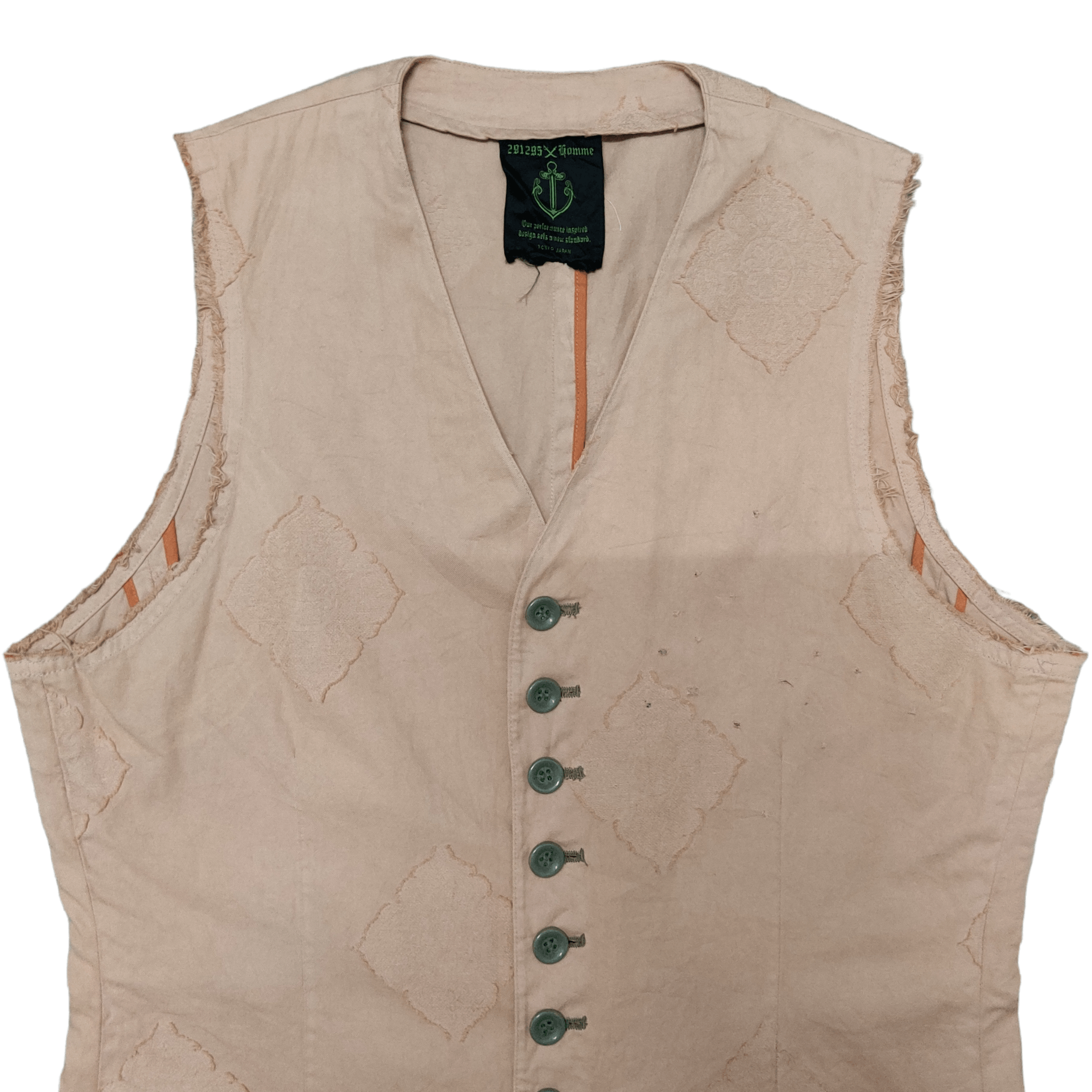 291295=Homme Vintage 291295 Homme Vest Nice Design Size US M / EU 48-50 / 2 - 2 Thumbnail