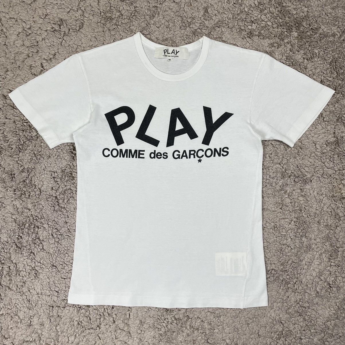 Comme des Garcons PLAY Comme Des Garcons Spellout T-shirt Size US M / EU 48-50 / 2 - 1 Thumbnail