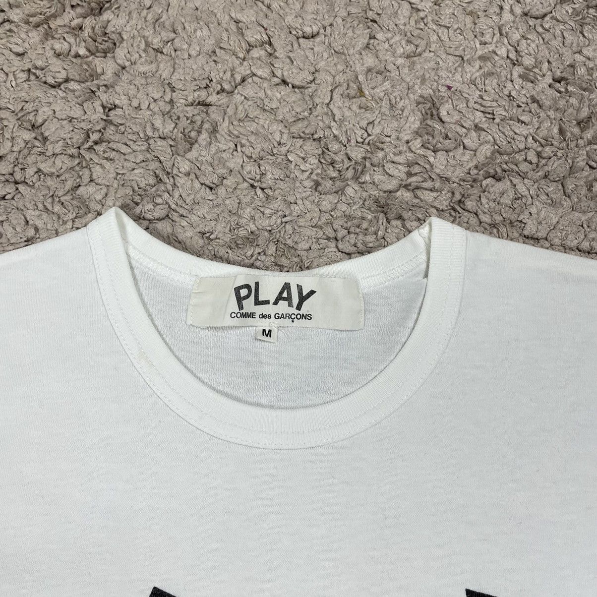 Comme des Garcons PLAY Comme Des Garcons Spellout T-shirt Size US M / EU 48-50 / 2 - 6 Thumbnail