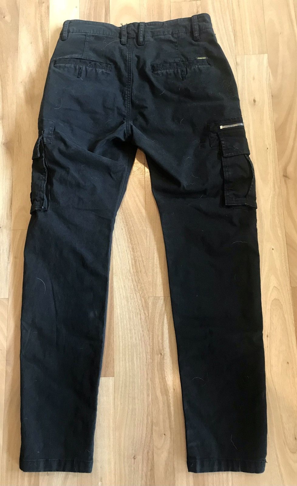 Vintage Vintage Black Cargo Pants 29w Size US 29 - 6 Thumbnail