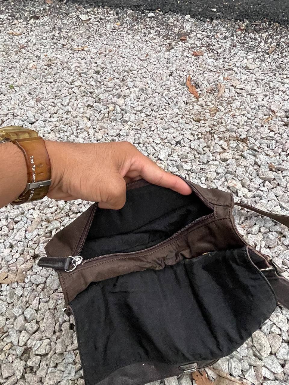 Designer × Yohji Yamamoto Y'saccs by yohji yamamoto leather sling bag Size ONE SIZE - 4 Thumbnail