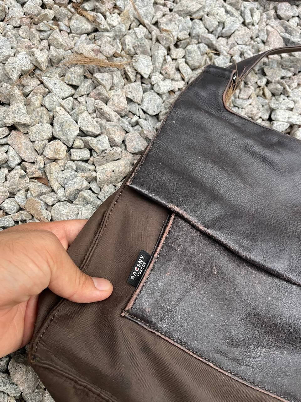 Designer × Yohji Yamamoto Y'saccs by yohji yamamoto leather sling bag Size ONE SIZE - 3 Thumbnail