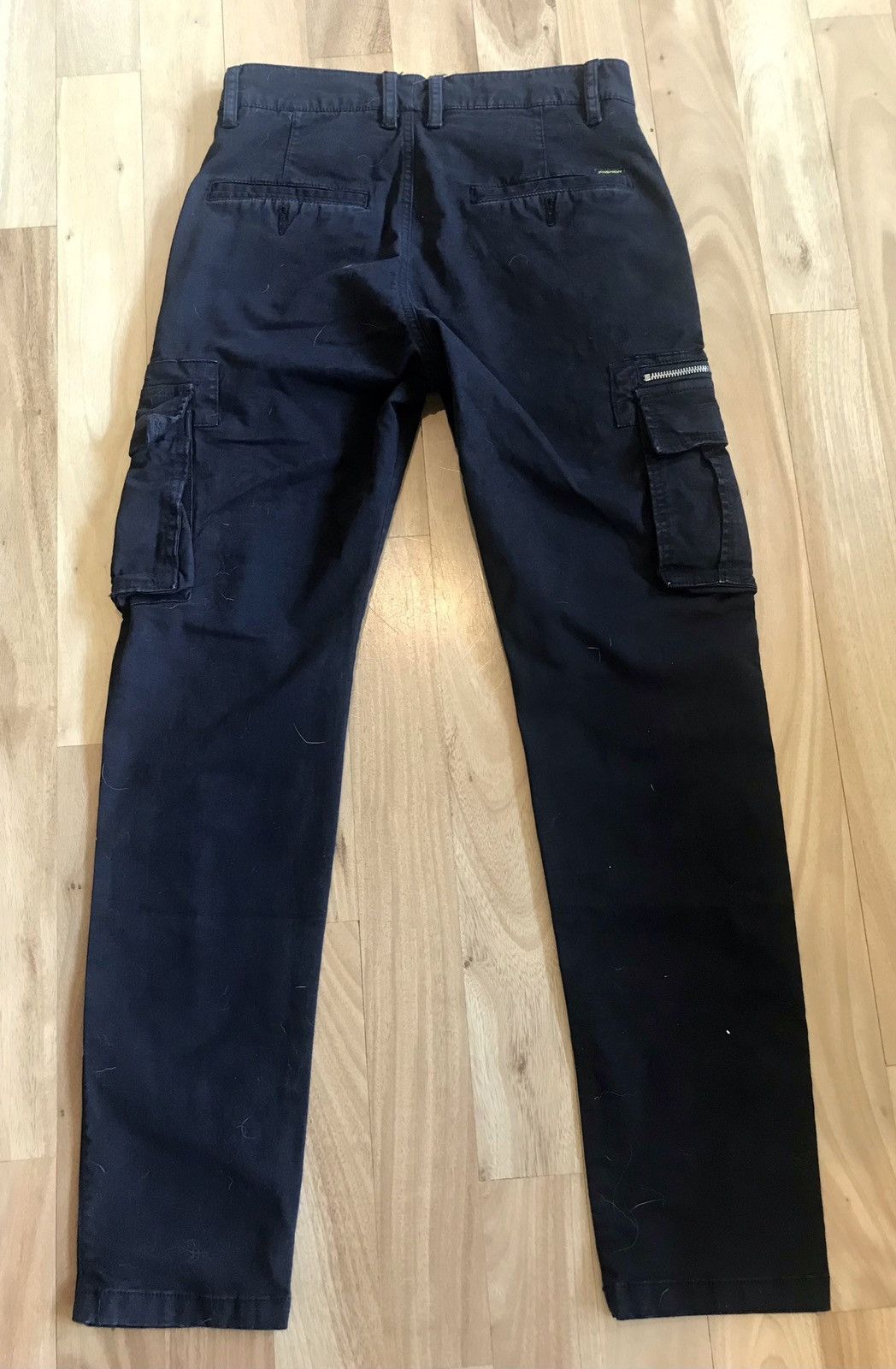Vintage Vintage Navy Cargo Pants 30w Size US 30 / EU 46 - 5 Thumbnail