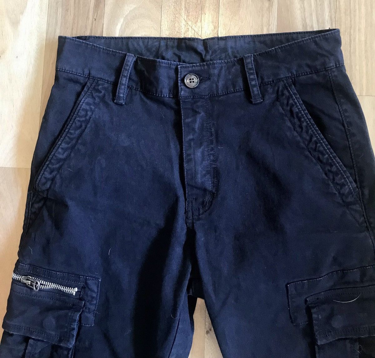 Vintage Vintage Navy Cargo Pants 32w Size US 32 / EU 48 - 3 Thumbnail