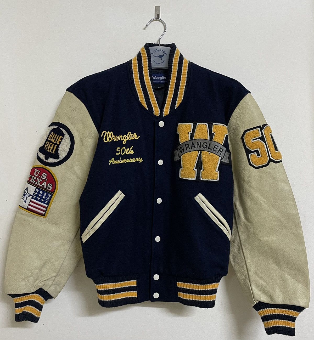 Vintage × Wrangler VINTAGE WRANGLER BLUE BELL 50 ANNIVERSARY VARSITY (RARE) Size US XL / EU 56 / 4 - 1 Thumbnail