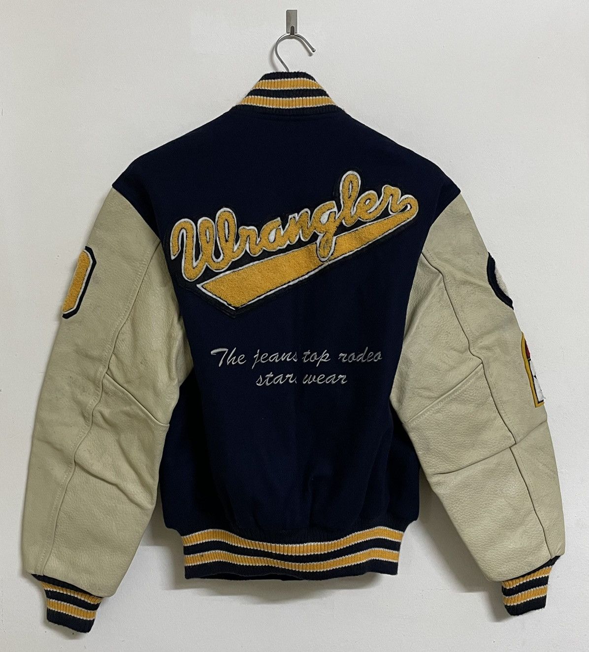 Vintage × Wrangler VINTAGE WRANGLER BLUE BELL 50 ANNIVERSARY VARSITY (RARE) Size US XL / EU 56 / 4 - 2 Thumbnail