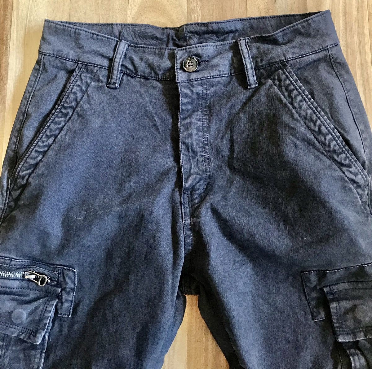 Vintage Vintage Grey Cargo Pants 30w Size US 30 / EU 46 - 3 Thumbnail