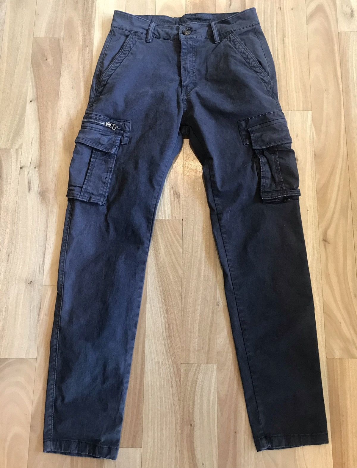 Vintage Vintage Grey Cargo Pants 30w Size US 30 / EU 46 - 1 Thumbnail