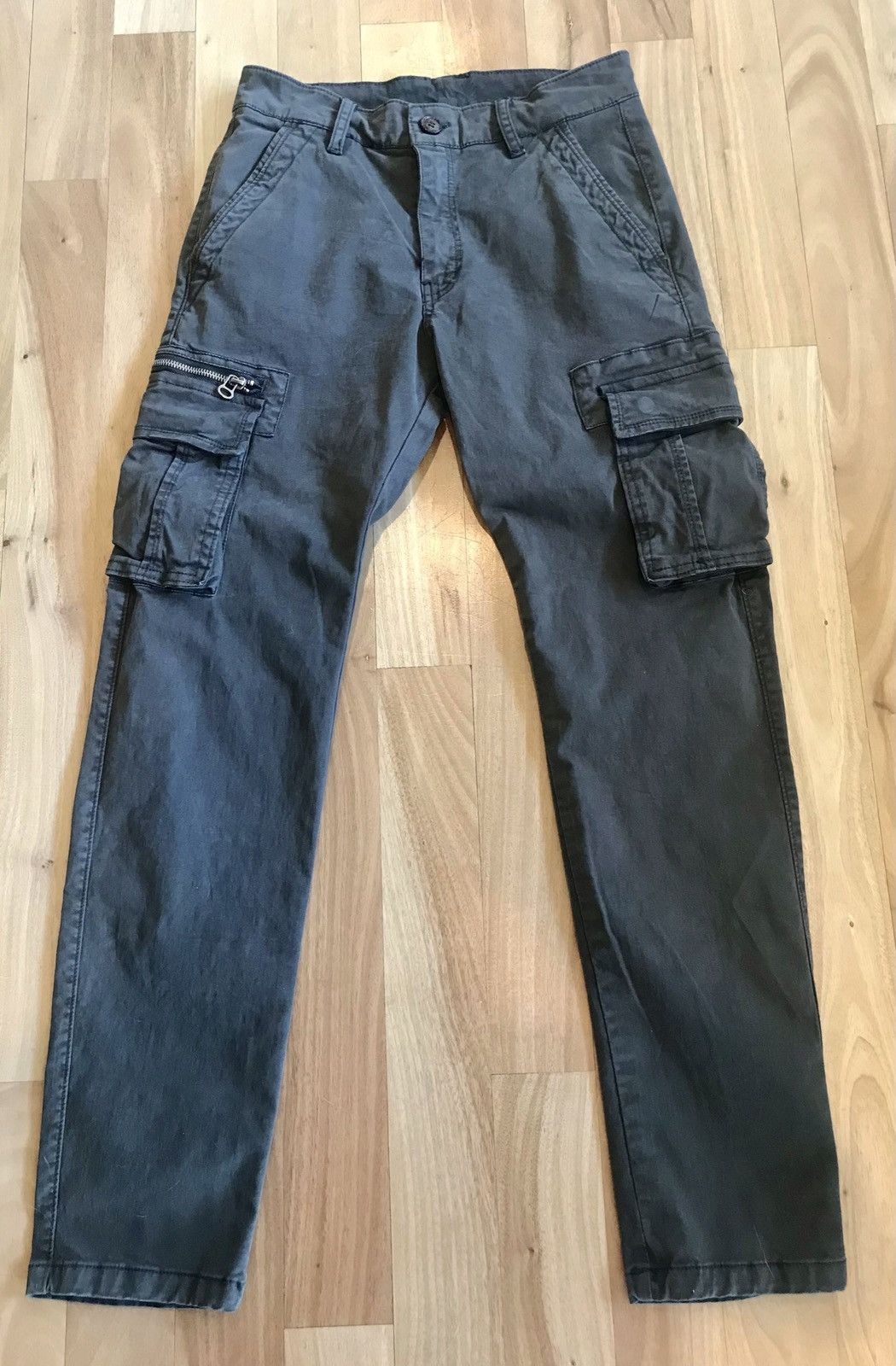 Vintage Vintage Dark Olive Cargo Pants 28w Size US 28 / EU 44 - 1 Thumbnail