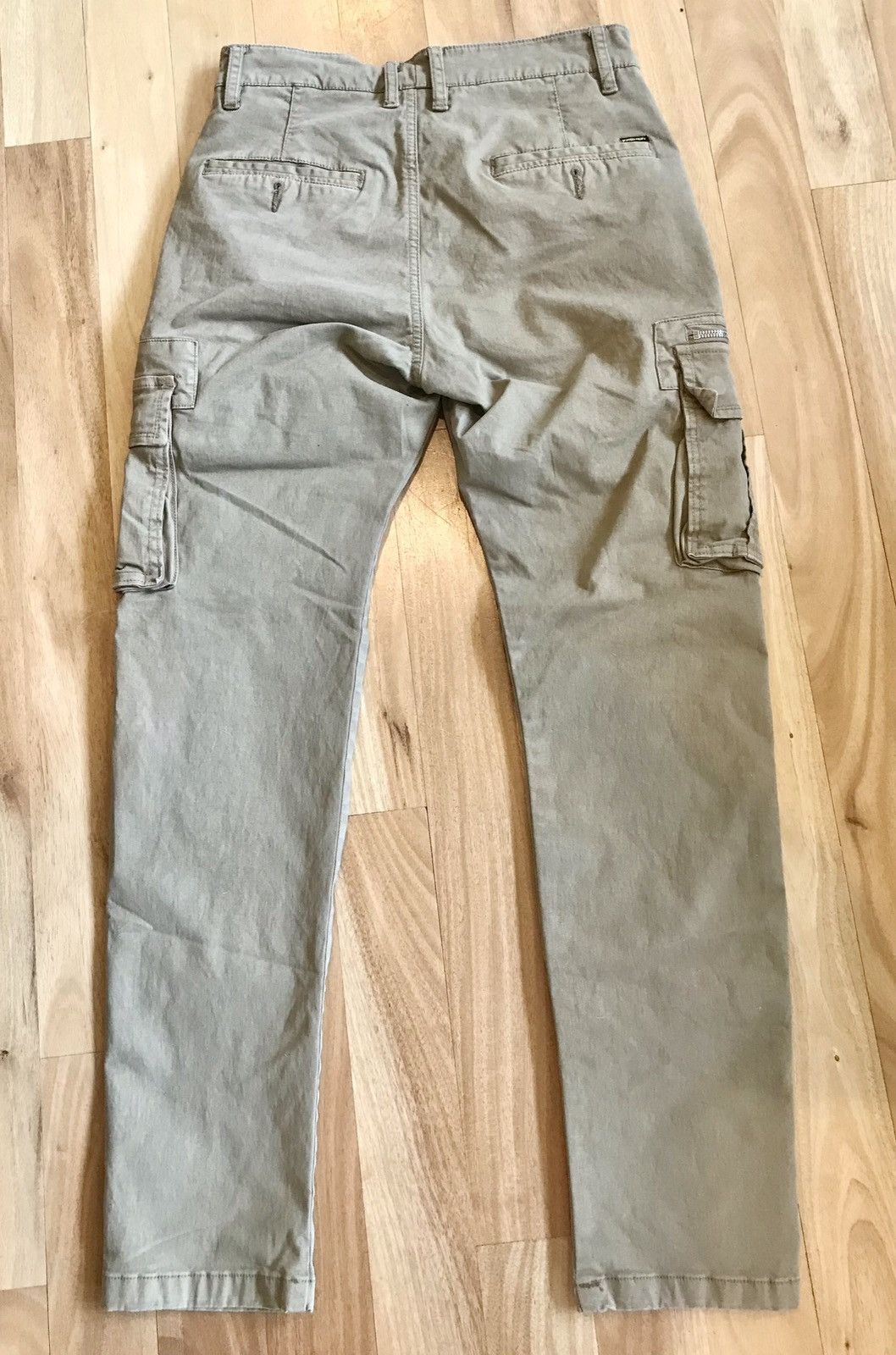 Vintage Vintage Tan Cargo Pants 29w Size US 29 - 6 Thumbnail