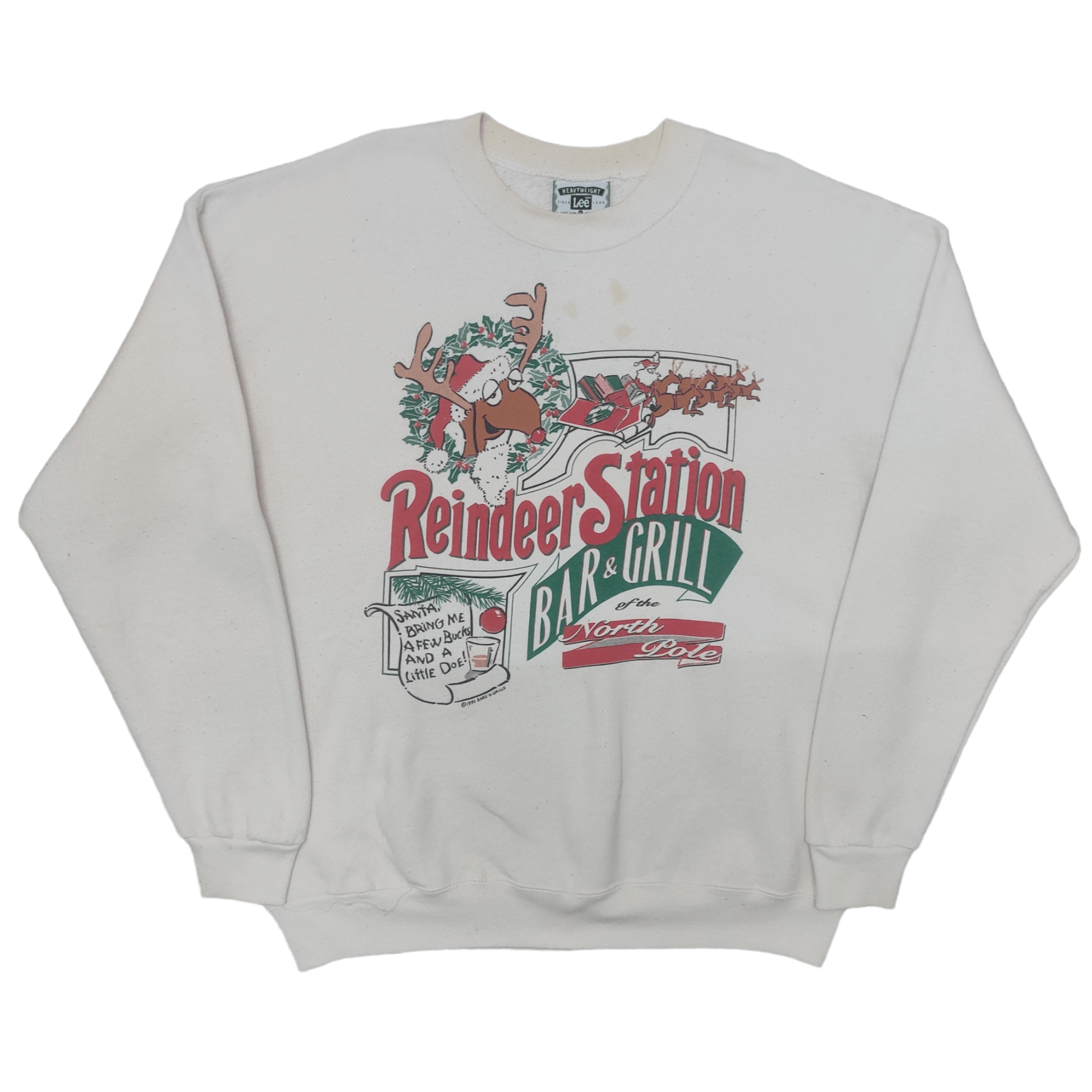Vintage 1992 Lee x Barz 'N Grillz Sweatshirt Big Print