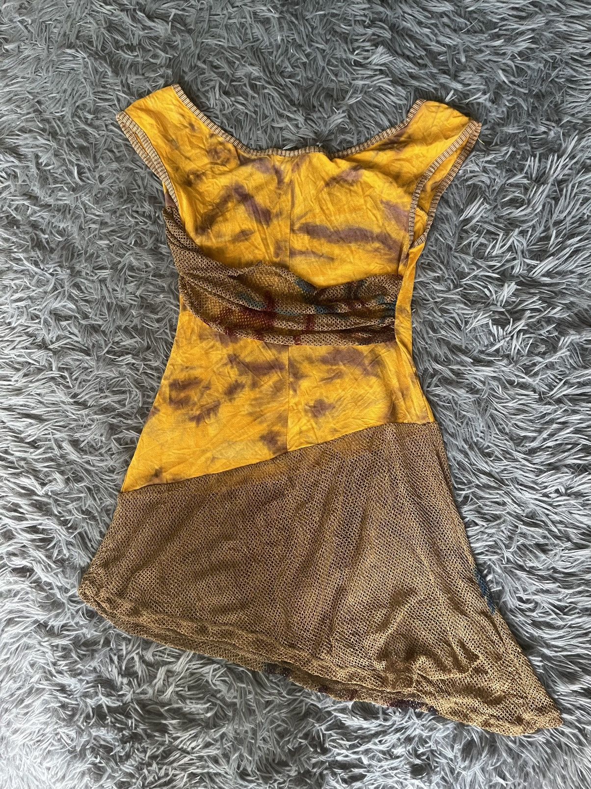 Vintage Legatte avant garde 00s vintage mesh JPG style tank top Size S / US 4 / IT 40 - 9 Thumbnail