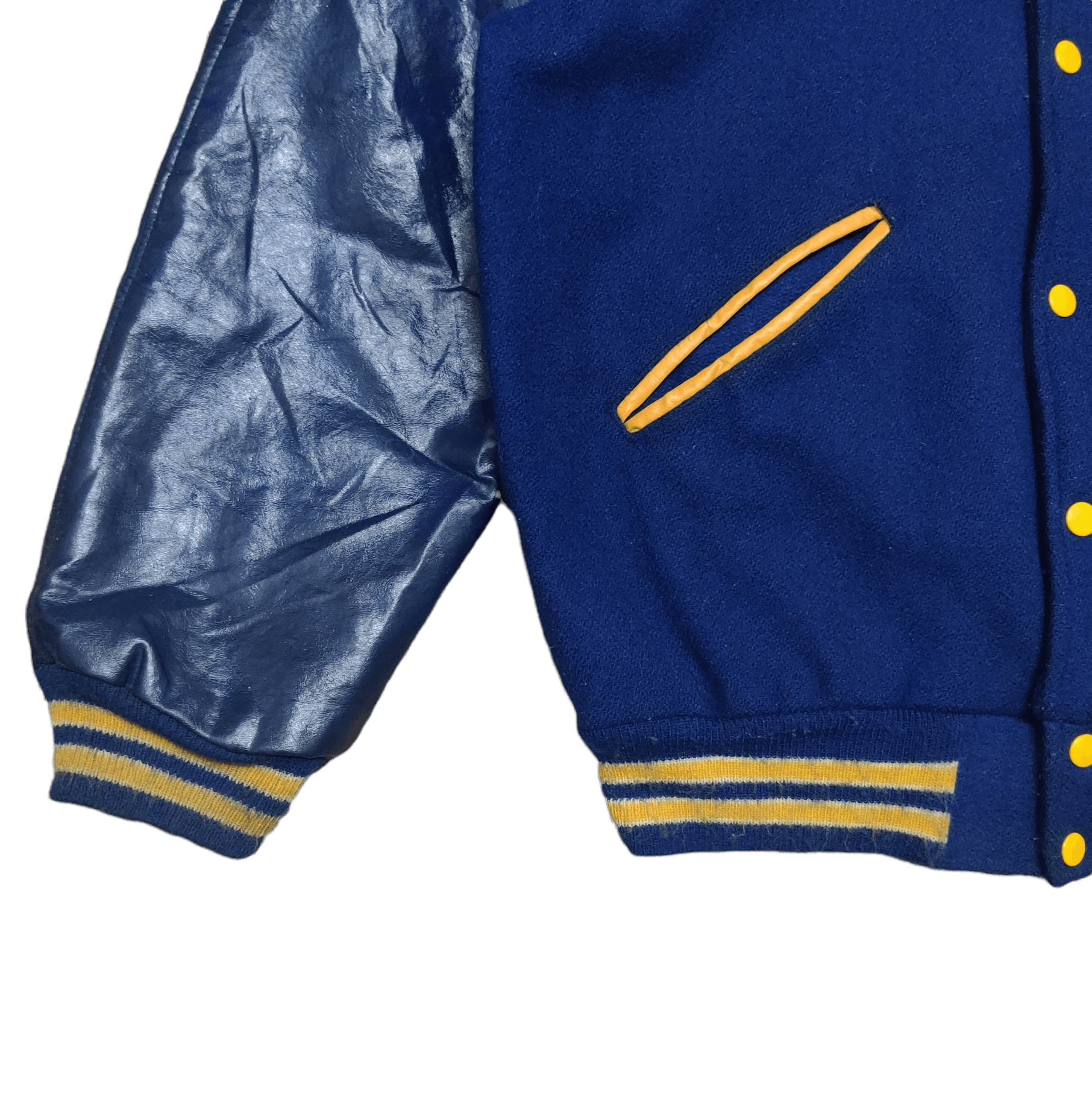 Howe Vintage 70s 80s Howe Athletic Apparel Varsity Jacket Wool Size US L / EU 52-54 / 3 - 3 Thumbnail