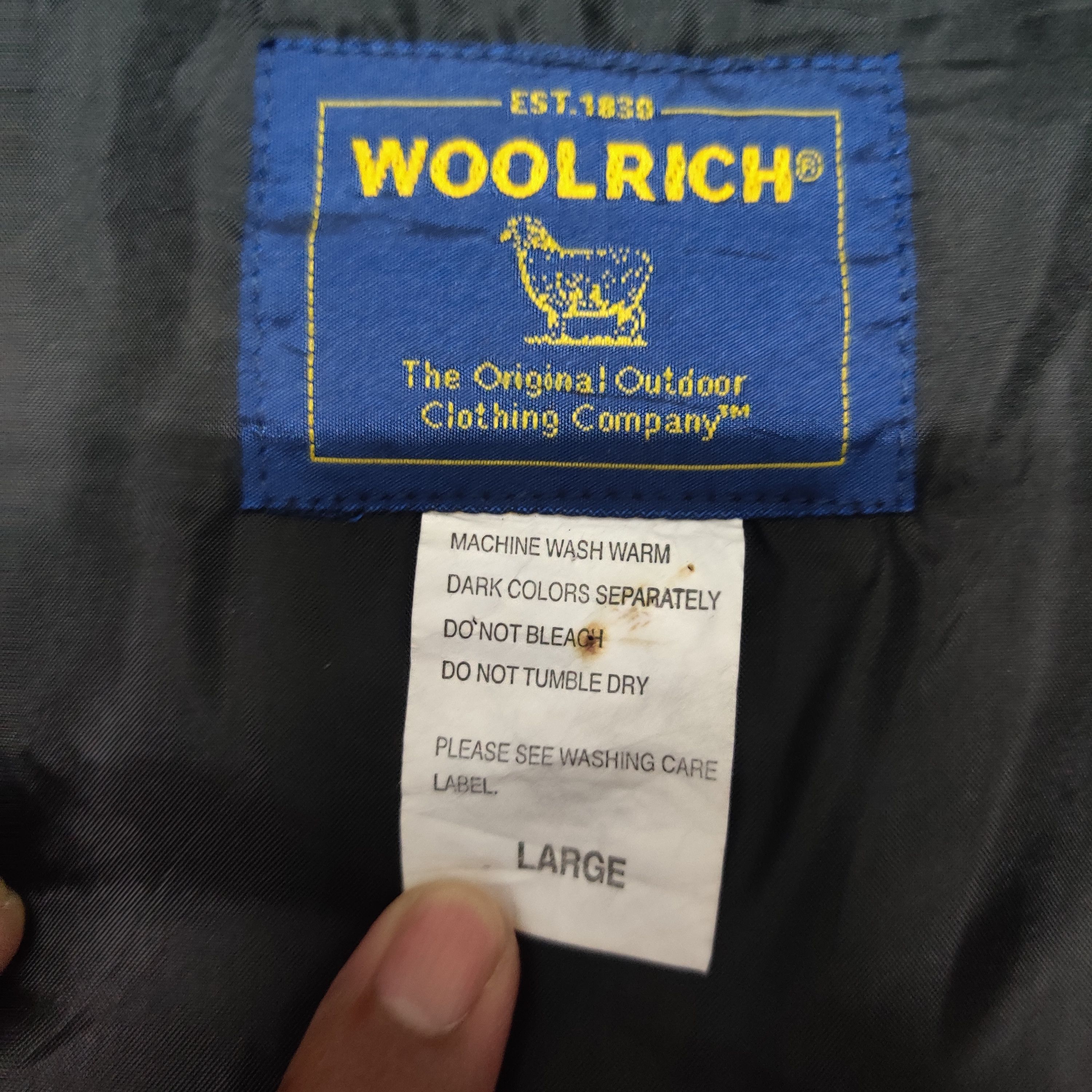 Woolrich Woolen Mills Vintage Woolrich Zip Up Puffer Jacket Size US L / EU 52-54 / 3 - 6 Thumbnail