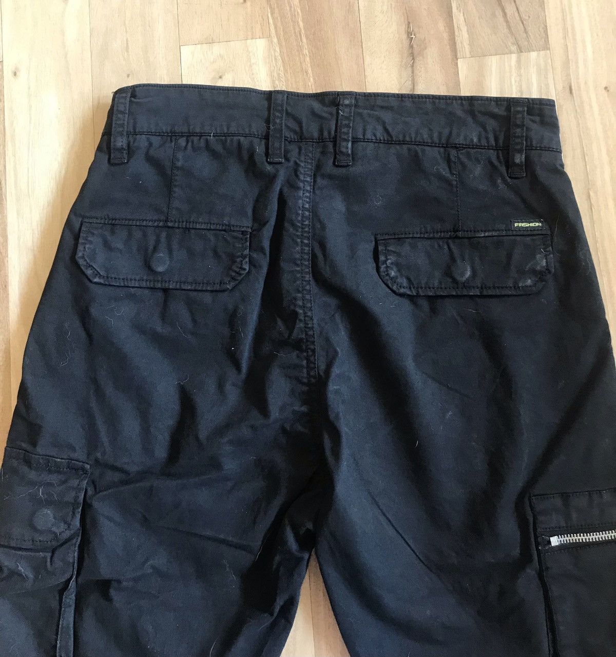 Vintage Vintage Jogger Style Black Cargo Pants 31w Size US 31 - 6 Thumbnail