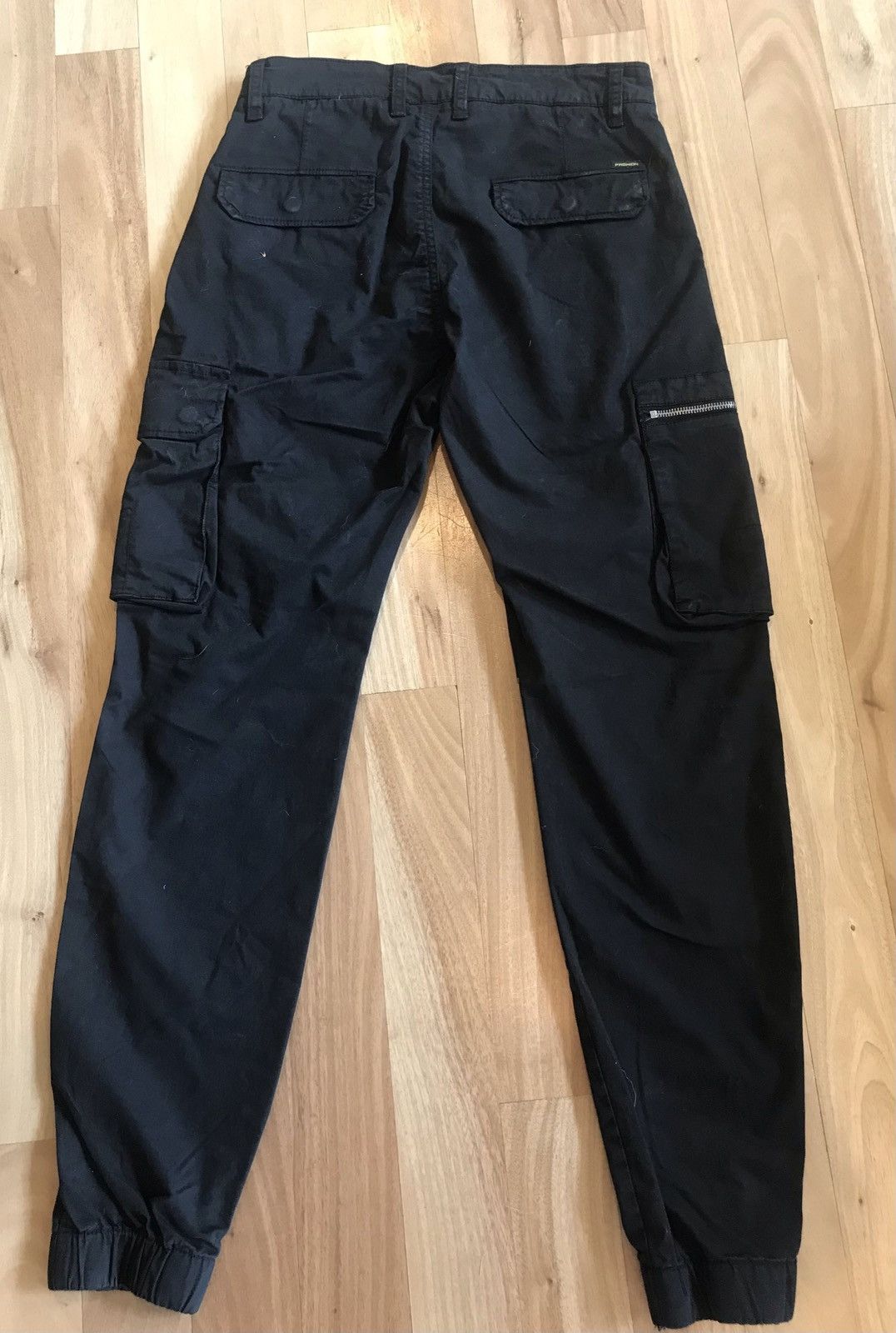 Vintage Vintage Jogger Style Black Cargo Pants 36w Size US 36 / EU 52 - 5 Thumbnail