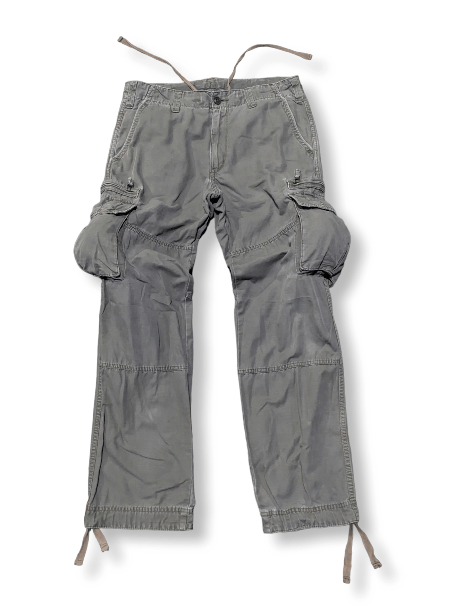 image of Free Style x Uniqlo Uniglo Cargo Pants in Army Green, Men's (Size 33)