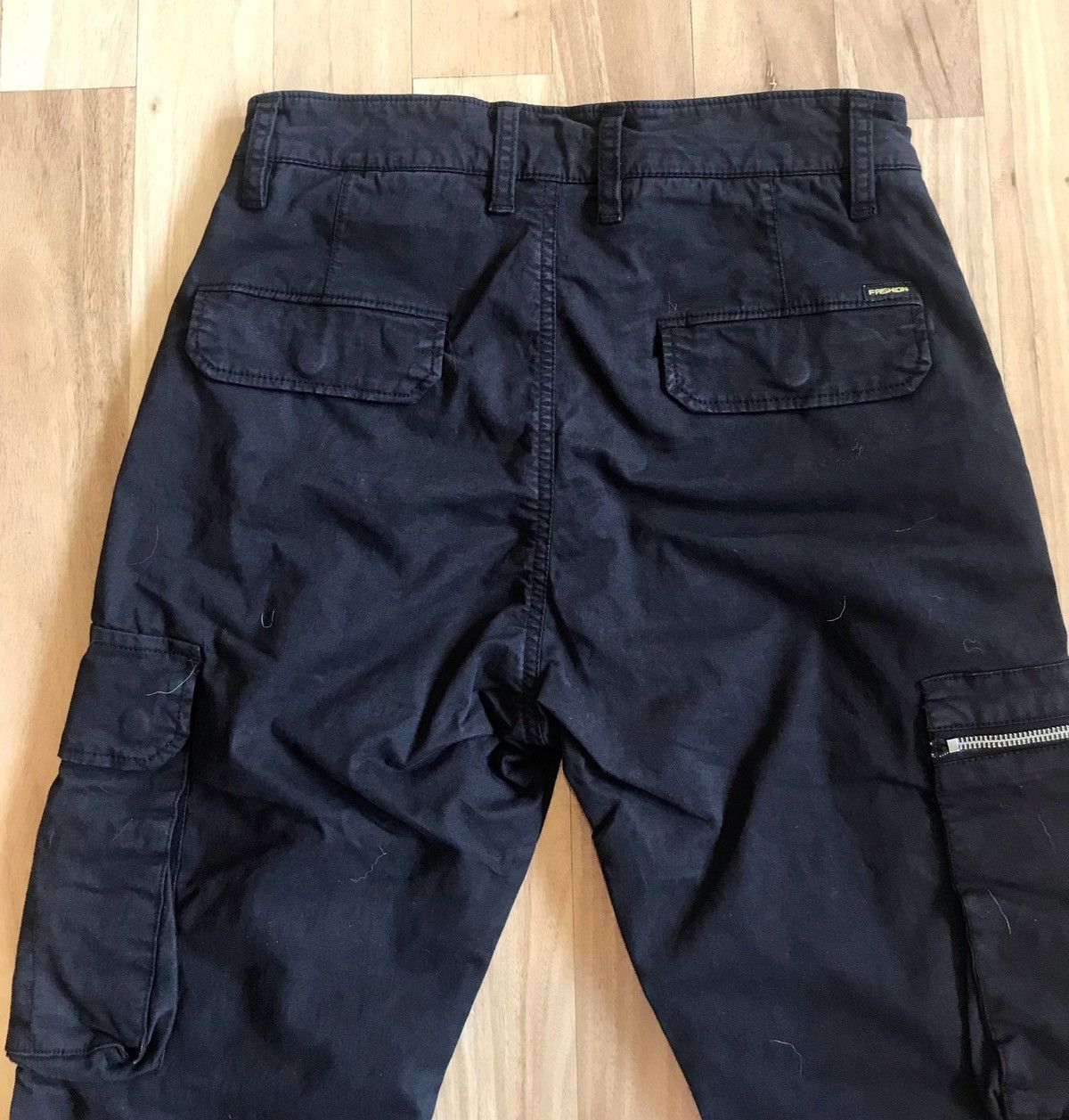 Vintage Vintage Jogger Style Navy Cargo Pants 28w Size US 28 / EU 44 - 6 Thumbnail