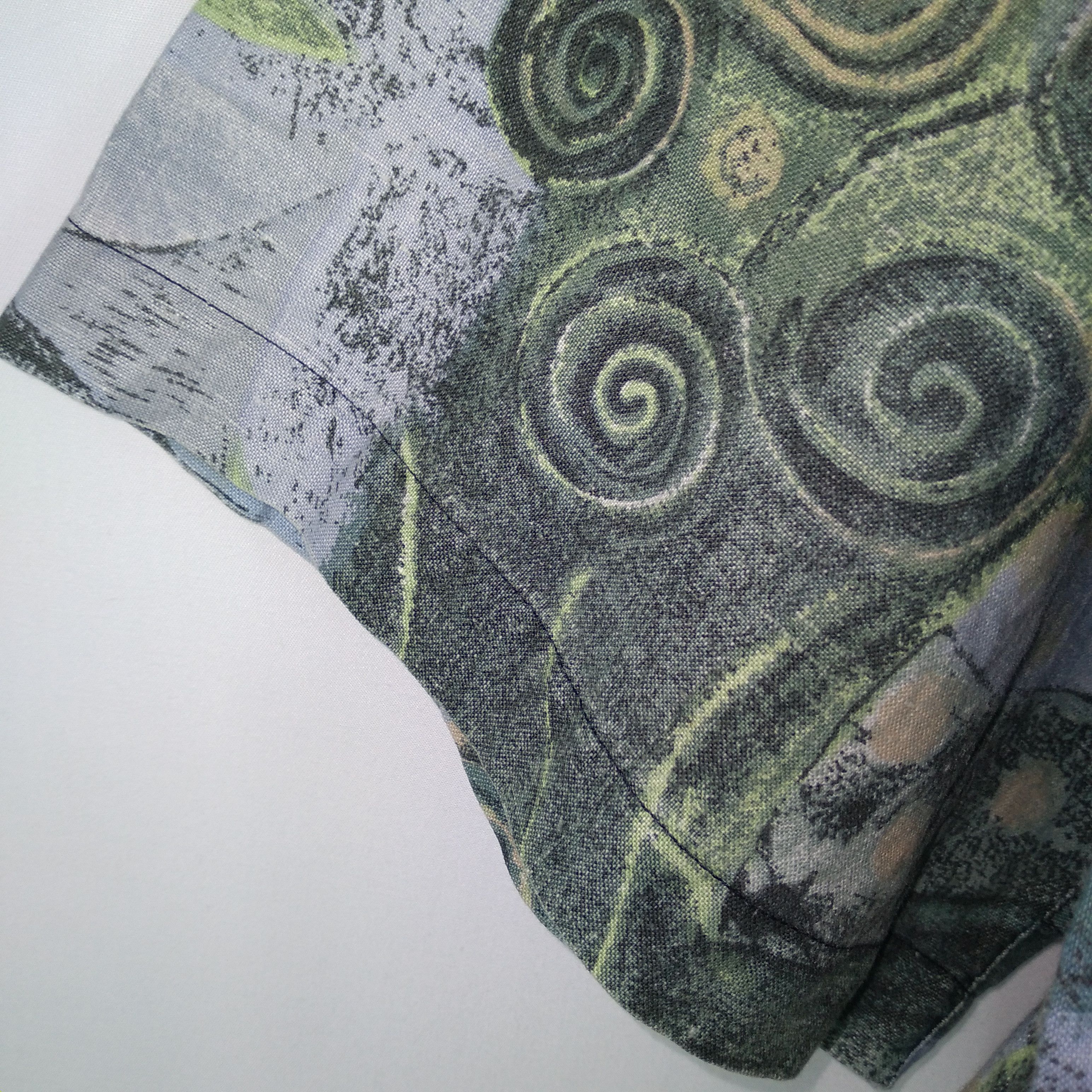 Arts & Science × Vintage Vintage Italian Bruno Art Work Flora Jungle Button Up Shirt Size US L / EU 52-54 / 3 - 8 Thumbnail
