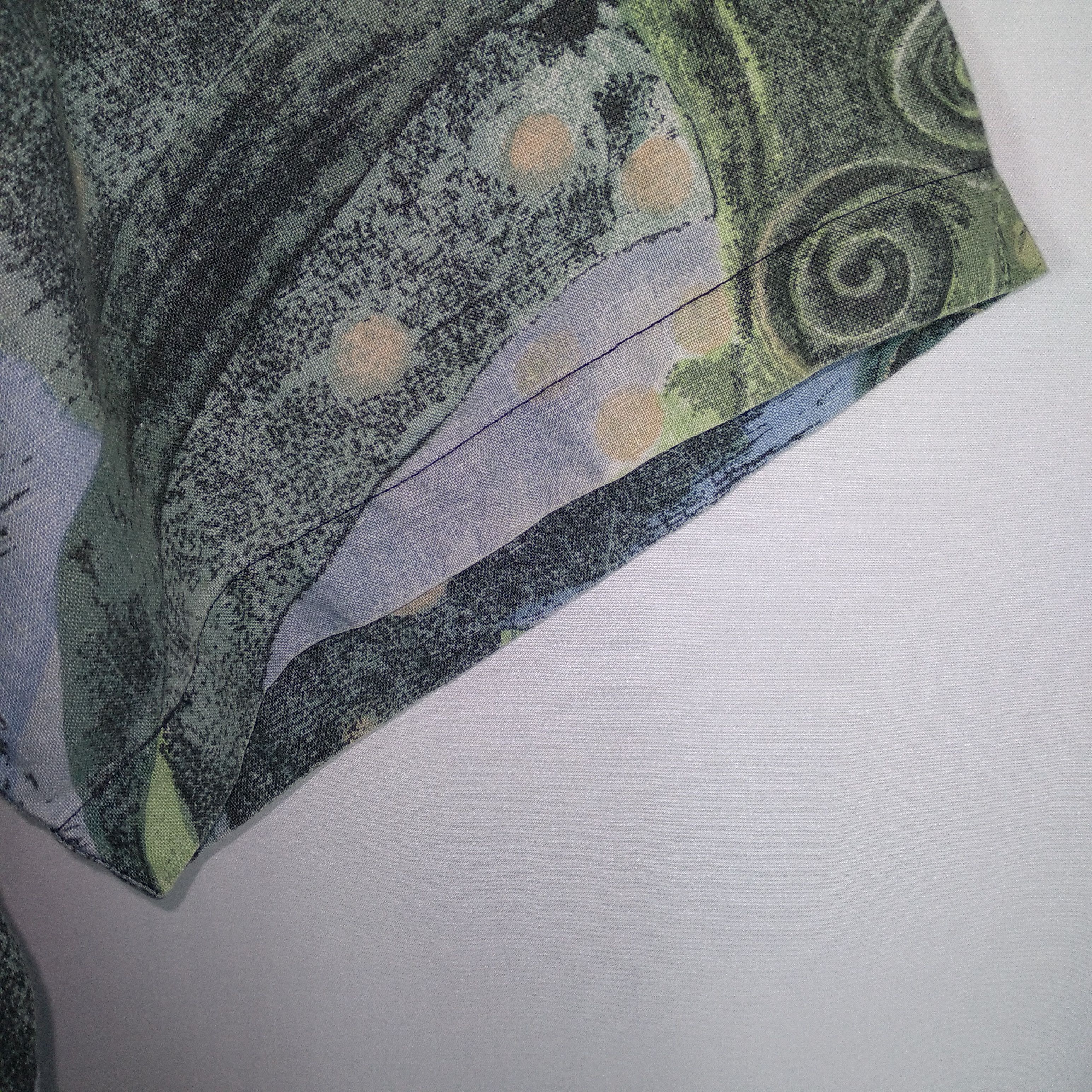 Arts & Science × Vintage Vintage Italian Bruno Art Work Flora Jungle Button Up Shirt Size US L / EU 52-54 / 3 - 7 Thumbnail