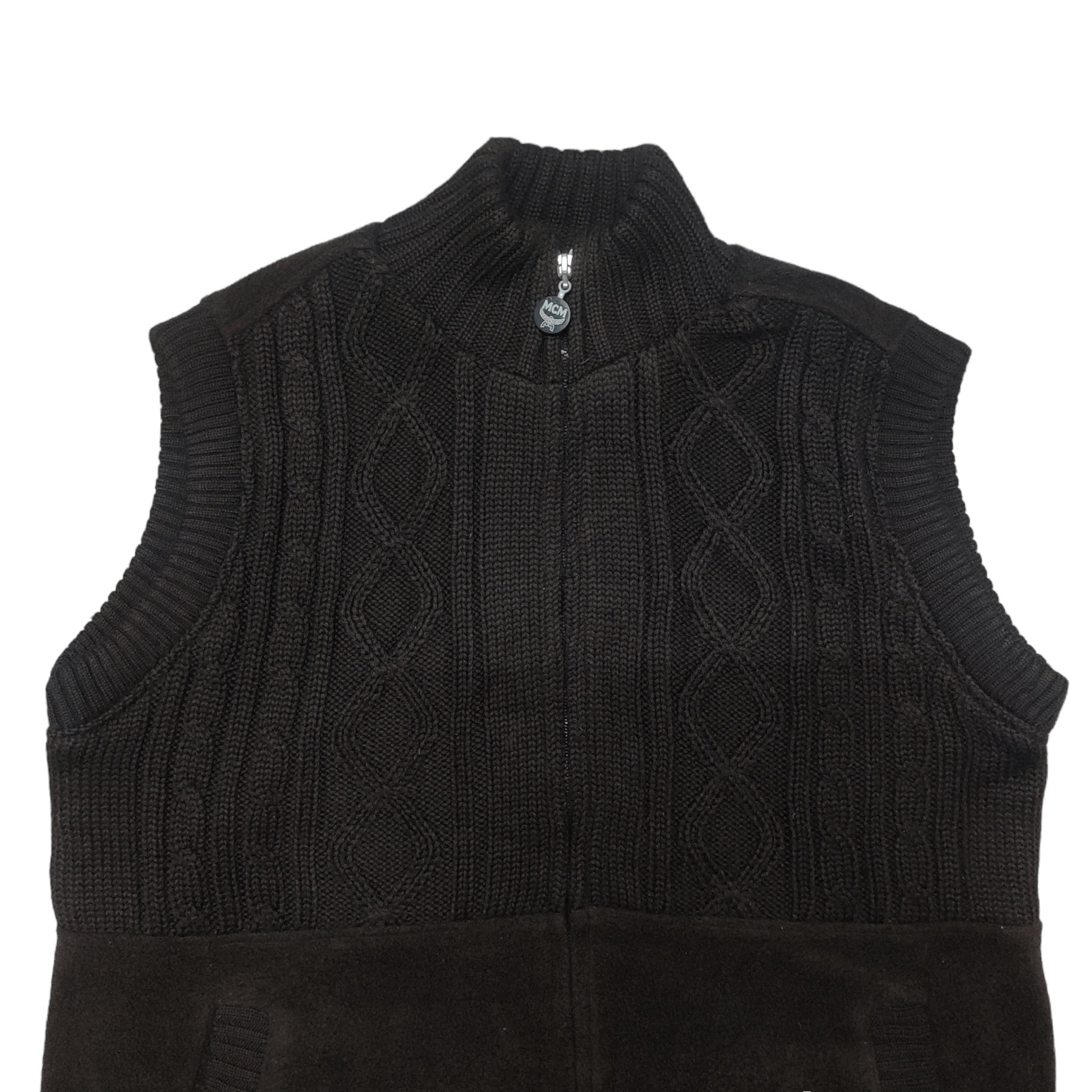 MCM Vintage MCM Legere Fleece Knitted Vest Size US M / EU 48-50 / 2 - 2 Thumbnail
