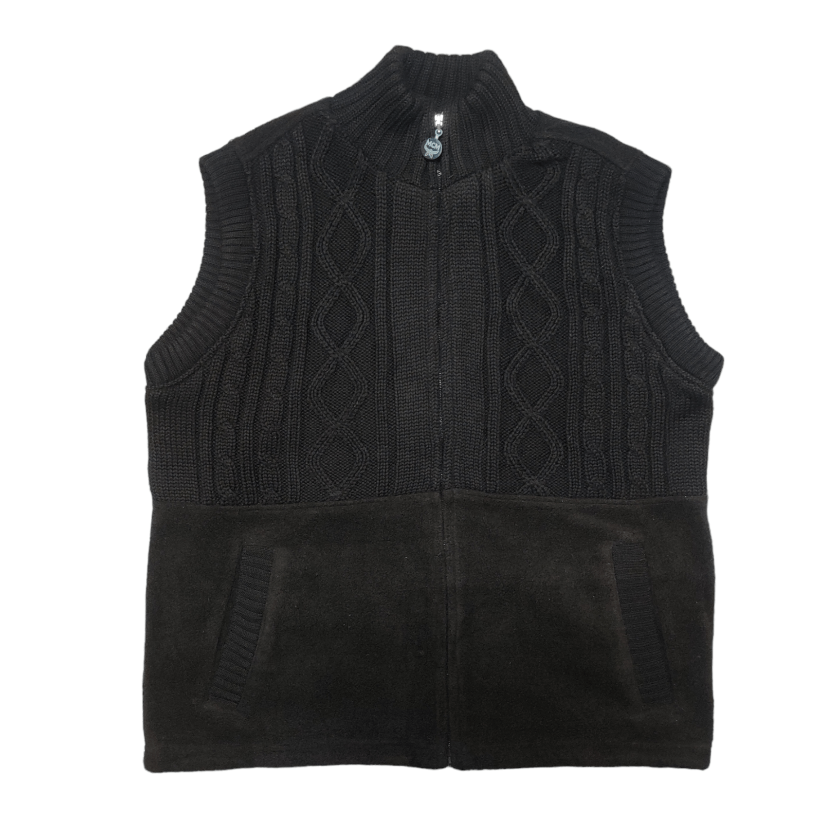 MCM Vintage MCM Legere Fleece Knitted Vest Size US M / EU 48-50 / 2 - 1 Thumbnail