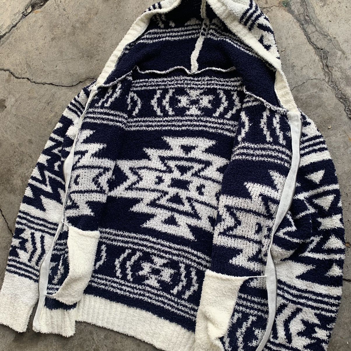 Japanese Brand Faux fur fleece hoodie zipper sweater jacket Size US M / EU 48-50 / 2 - 6 Thumbnail