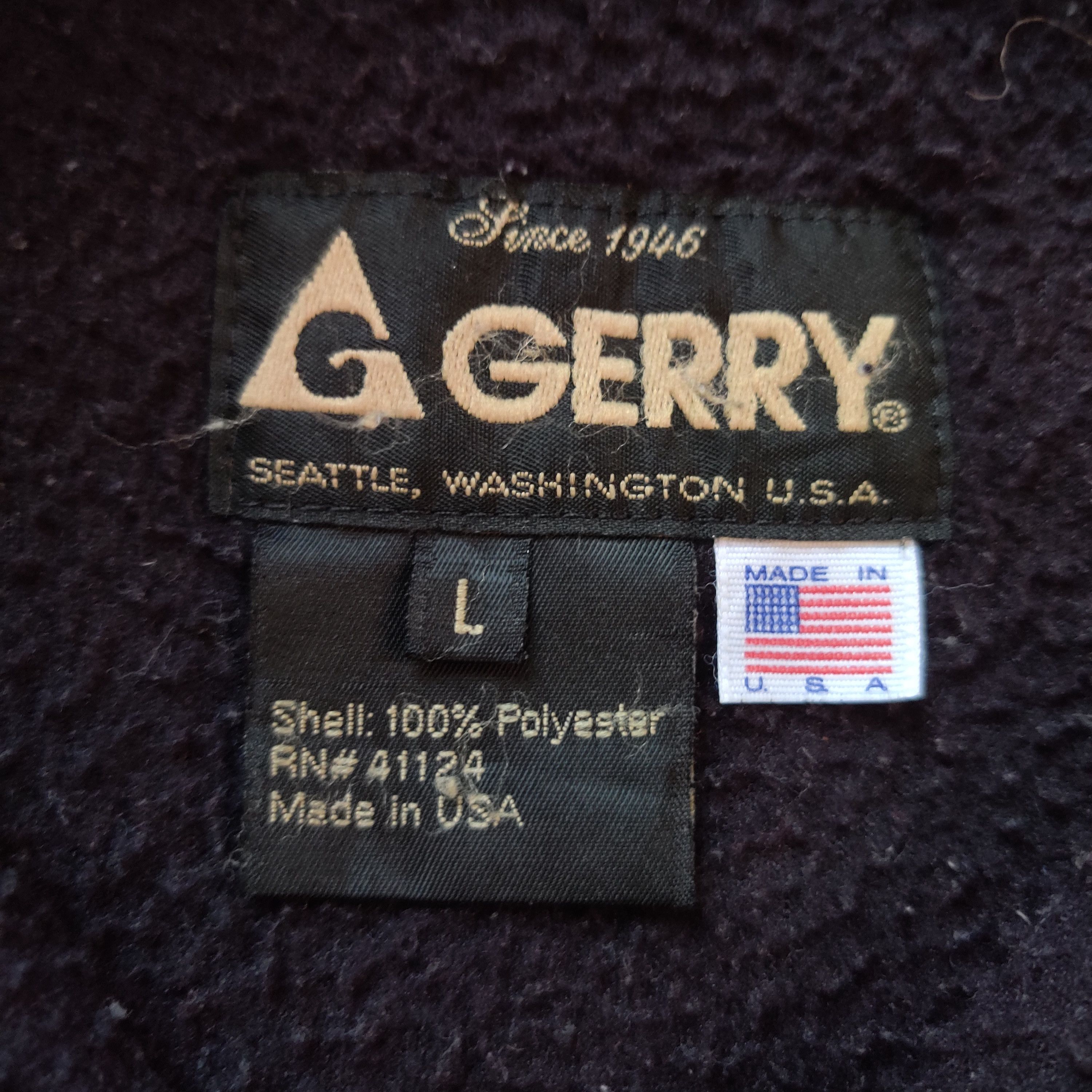 Vintage Vintage Gerry Fleece Jacket Zip Up Size US L / EU 52-54 / 3 - 4 Thumbnail