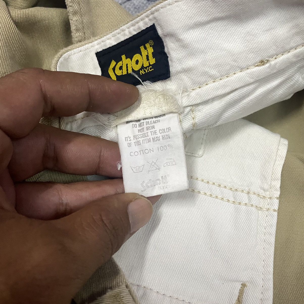 Schott × Vintage Vintage Schott Trousers Combat Short Pants Size US 32 / EU 48 - 6 Thumbnail