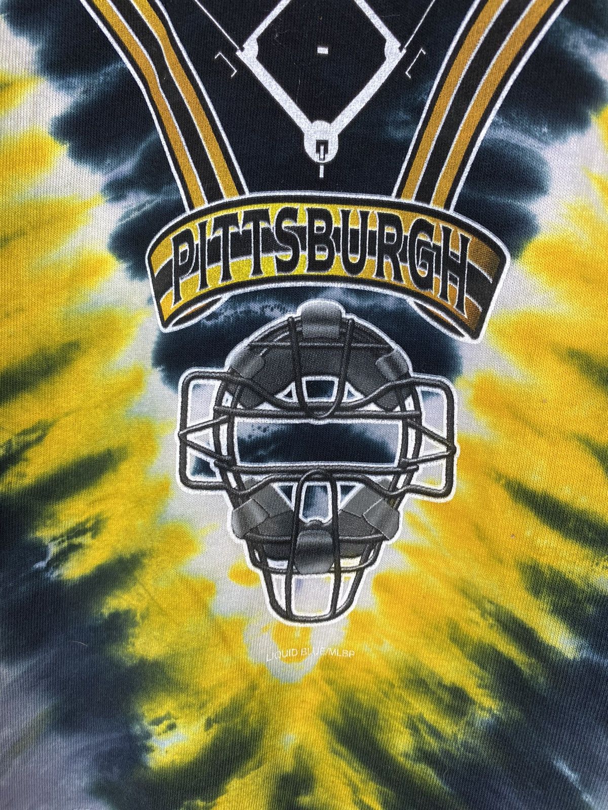 Liquid Blue Pirates Liquid Blue Tie Dye T shirt Baseball MLB pittsburgh Size US M / EU 48-50 / 2 - 2 Thumbnail