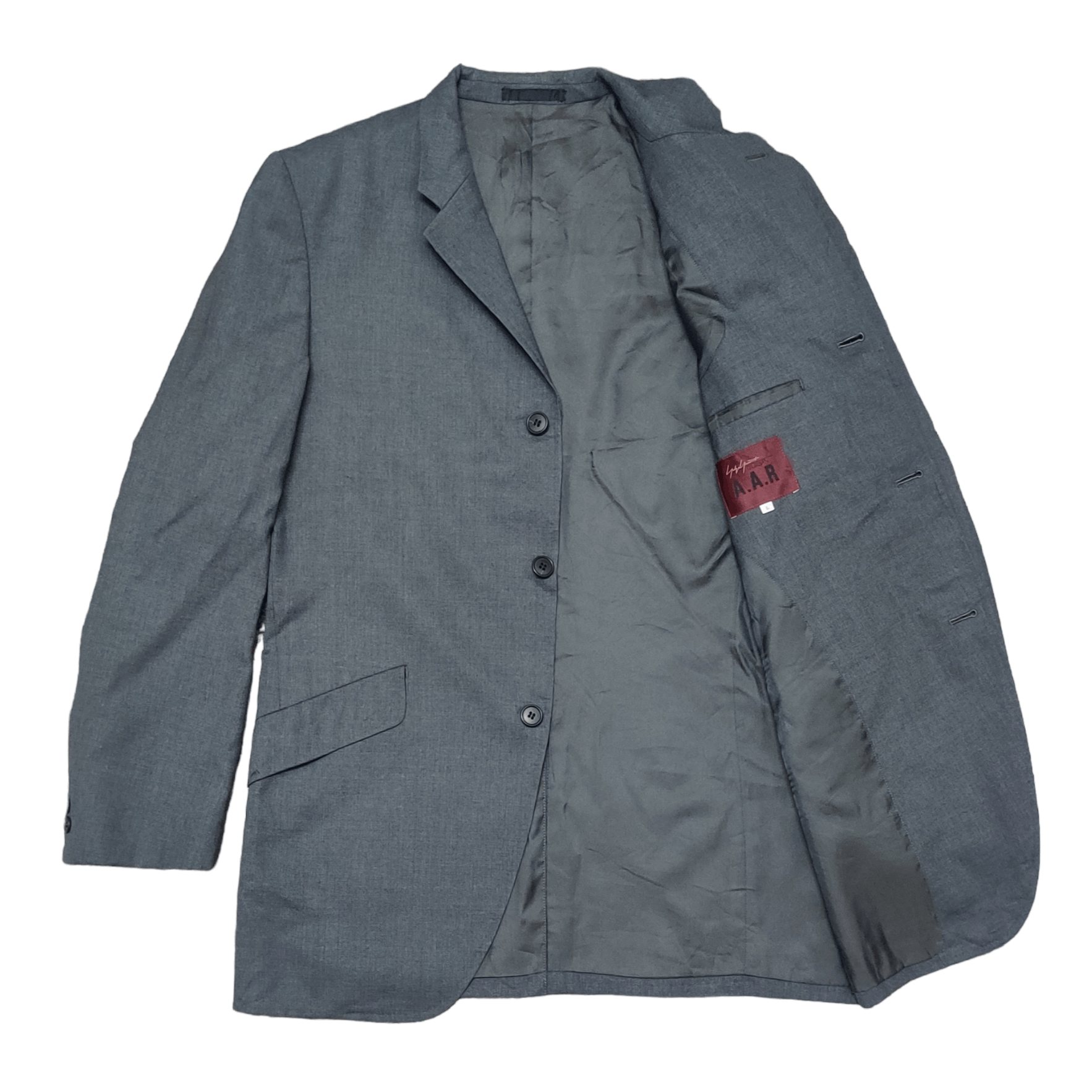 Yohji Yamamoto Archive💥 Yohji Yamamoto Signature A.A.R Blazer Jacket Size US L / EU 52-54 / 3 - 1 Thumbnail