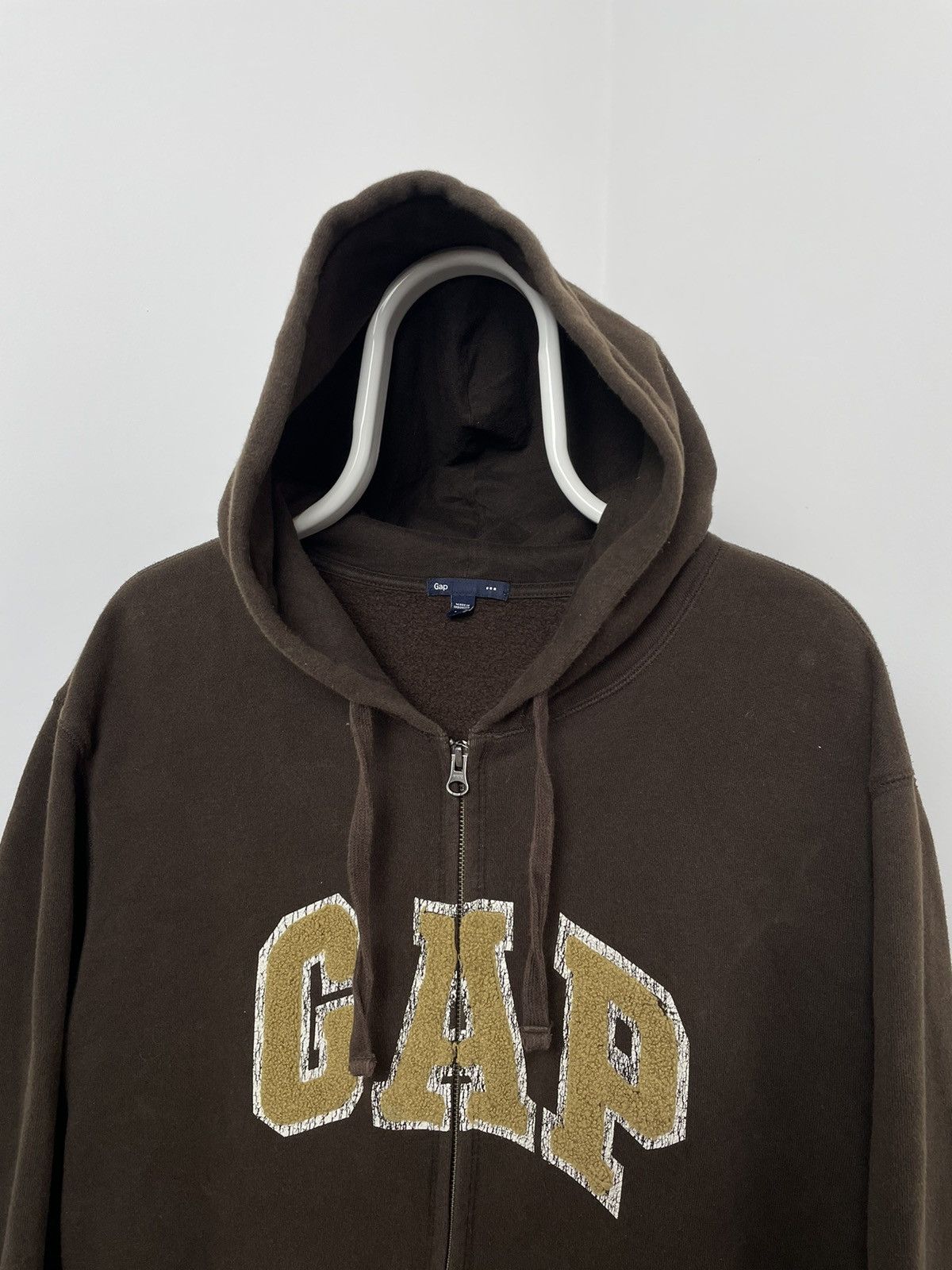 Gap × Vintage Vintage Y2K GAP brown Hoodie travis Scott kanye west Size US L / EU 52-54 / 3 - 4 Thumbnail