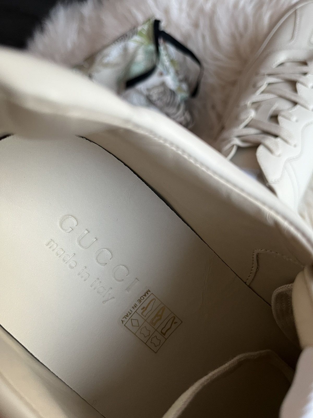 Gucci Rare New Super Runway Rhyton Gucci Tiger Leather Sneaker Size US 12.5 / EU 45-46 - 14 Thumbnail
