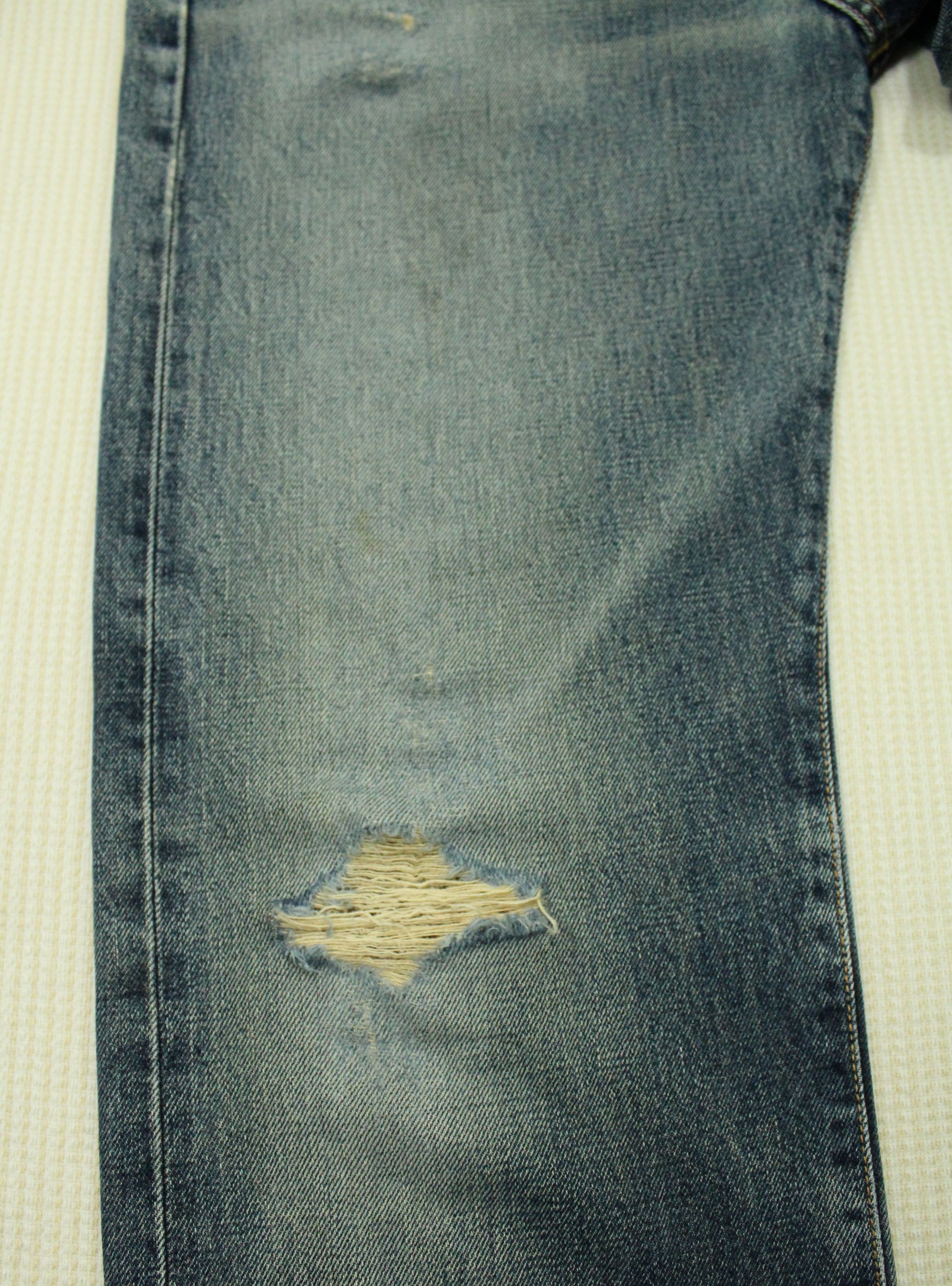 Vintage Distressed Selvedge EDWIN Denim Jeans 505XX Edwin Japan Size US 30 / EU 46 - 4 Thumbnail