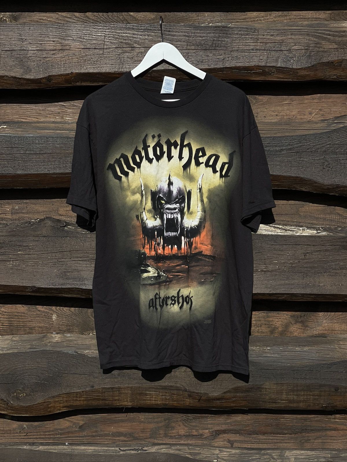 Band Tees Motorhead aftershock big logo black print vintage band tee Size US XXL / EU 58 / 5 - 2 Thumbnail