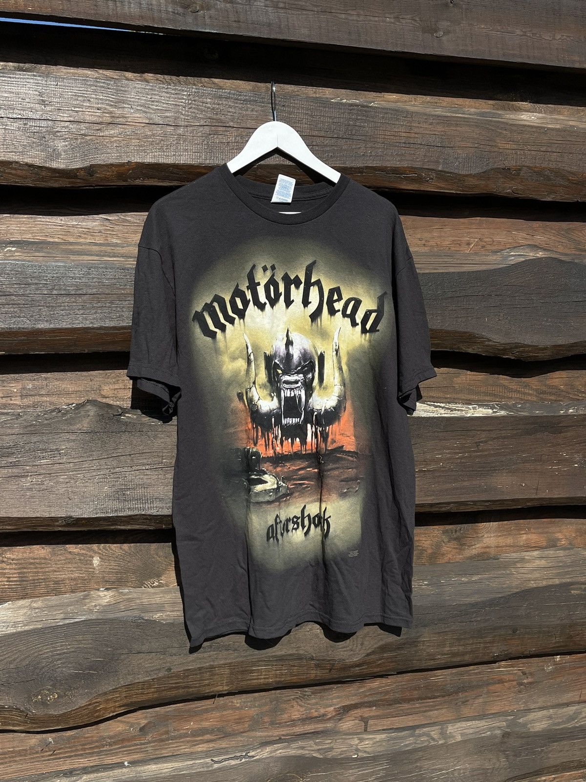 Band Tees Motorhead aftershock big logo black print vintage band tee Size US XXL / EU 58 / 5 - 4 Thumbnail