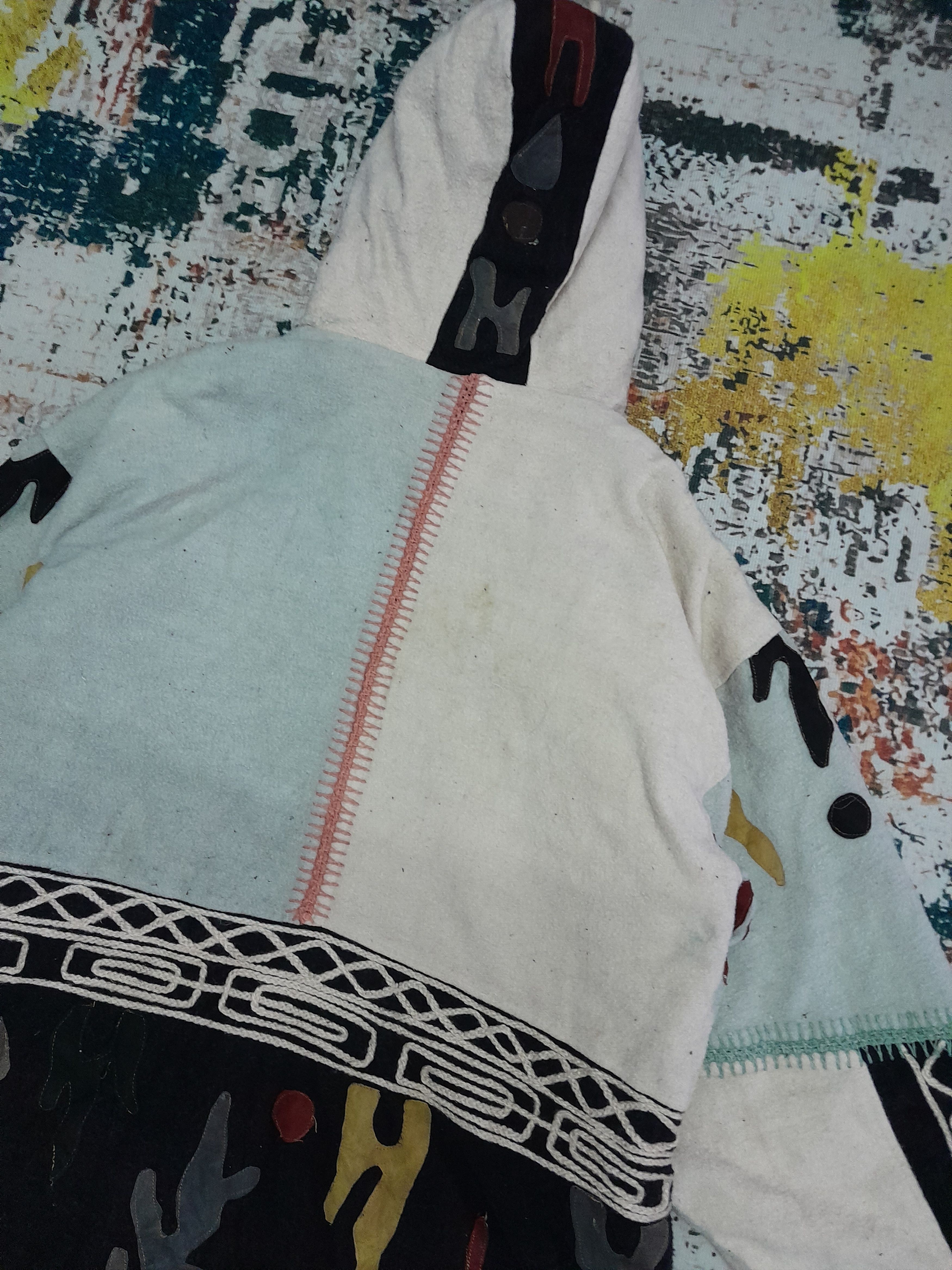 Japanese Brand Vintage Rasta Hoodie Zopper Heavy Cotton Kimono Size US L / EU 52-54 / 3 - 5 Thumbnail