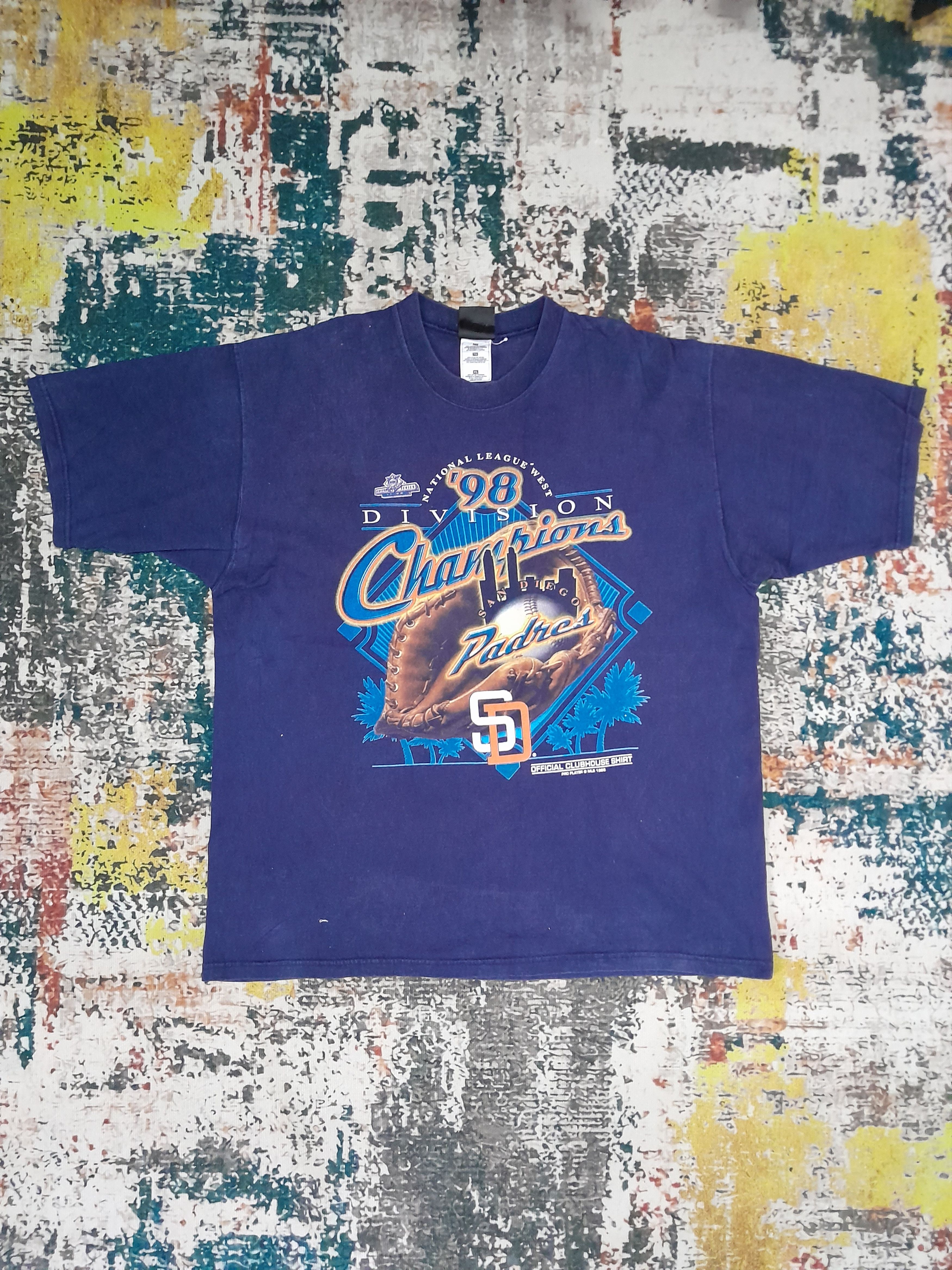 MLB Vintage San Diego Division Champions Padres 98 Size US XL / EU 56 / 4 - 1 Thumbnail
