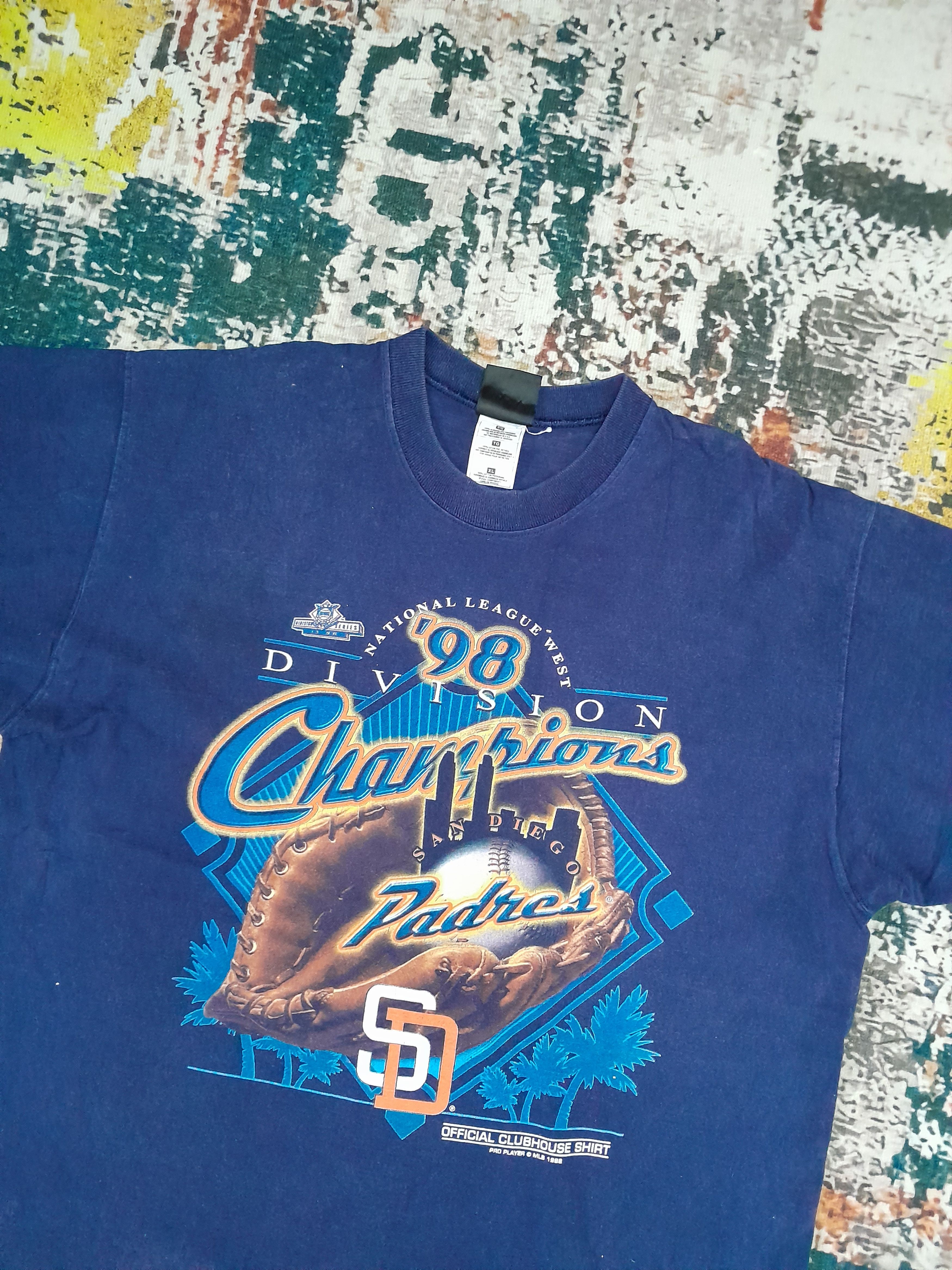 MLB Vintage San Diego Division Champions Padres 98 Size US XL / EU 56 / 4 - 2 Thumbnail