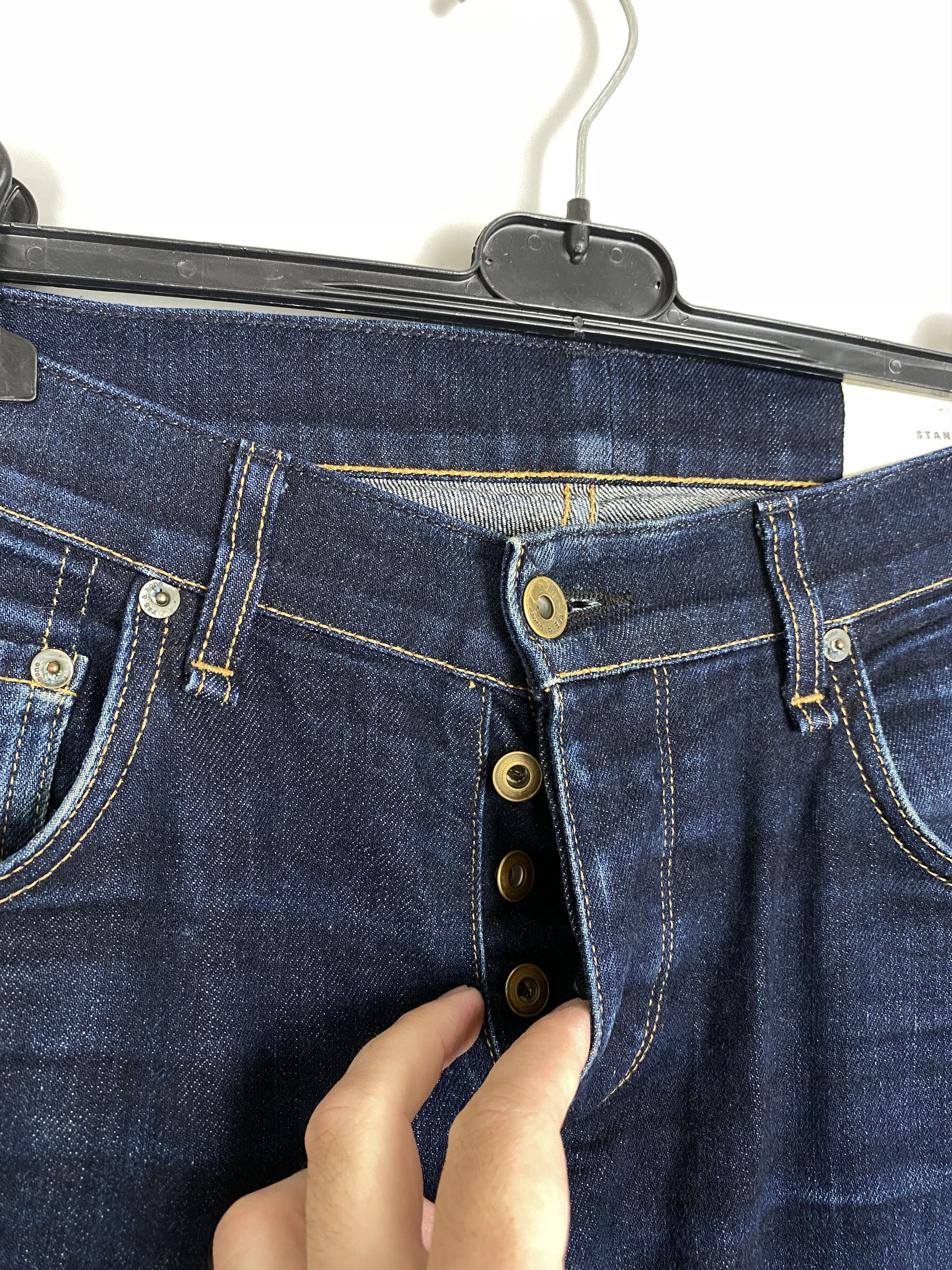 Rag & Bone Rag Bone Selvedge Raw Denim Made in USA Size US 33 - 8 Thumbnail