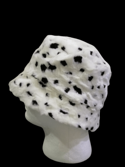 Disney Dalmatian white coat marked with black Fleece Hat Size ONE SIZE - 1 Thumbnail