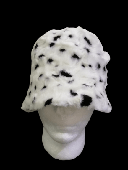 Disney Dalmatian white coat marked with black Fleece Hat Size ONE SIZE - 3 Thumbnail